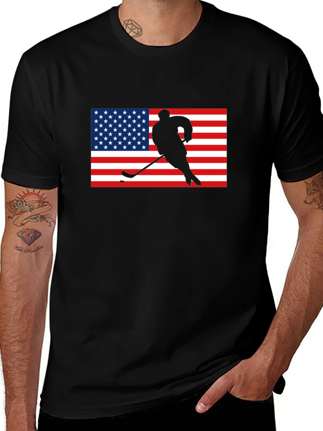 American Hockey Graphic T-Shirt