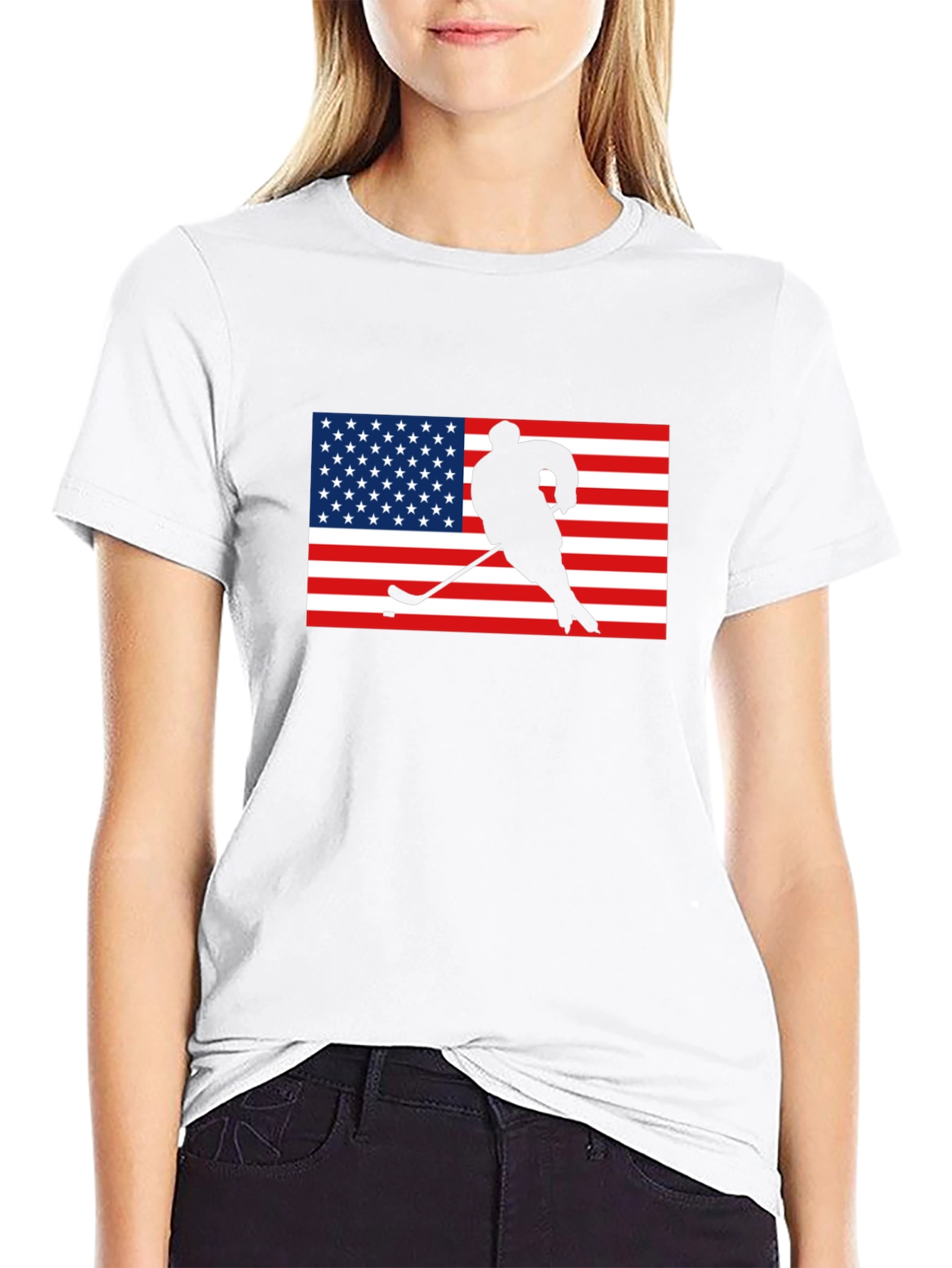 American Hockey Graphic T-Shirt