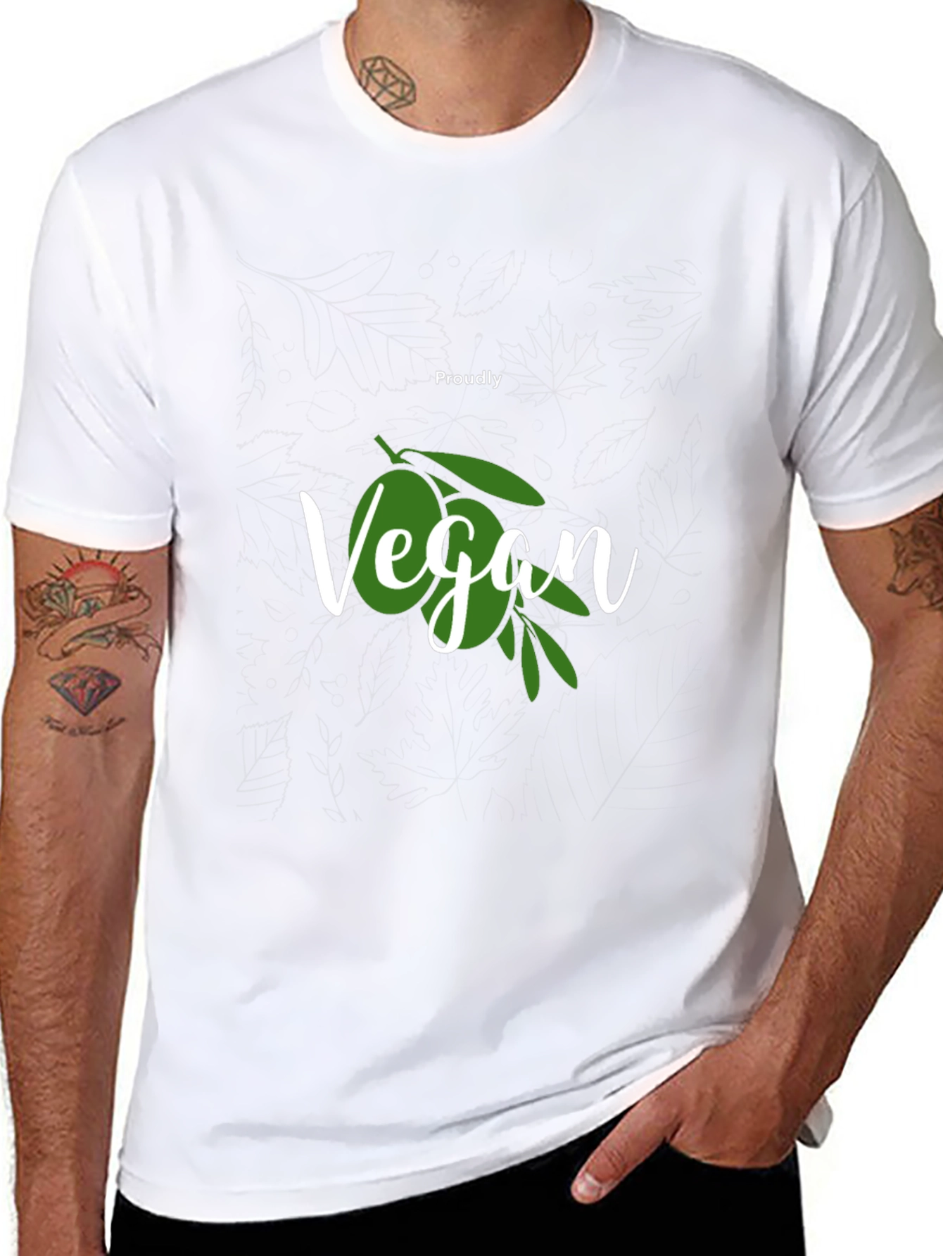 Proudly Vegan T-Shirt - Stylish & Comfortable