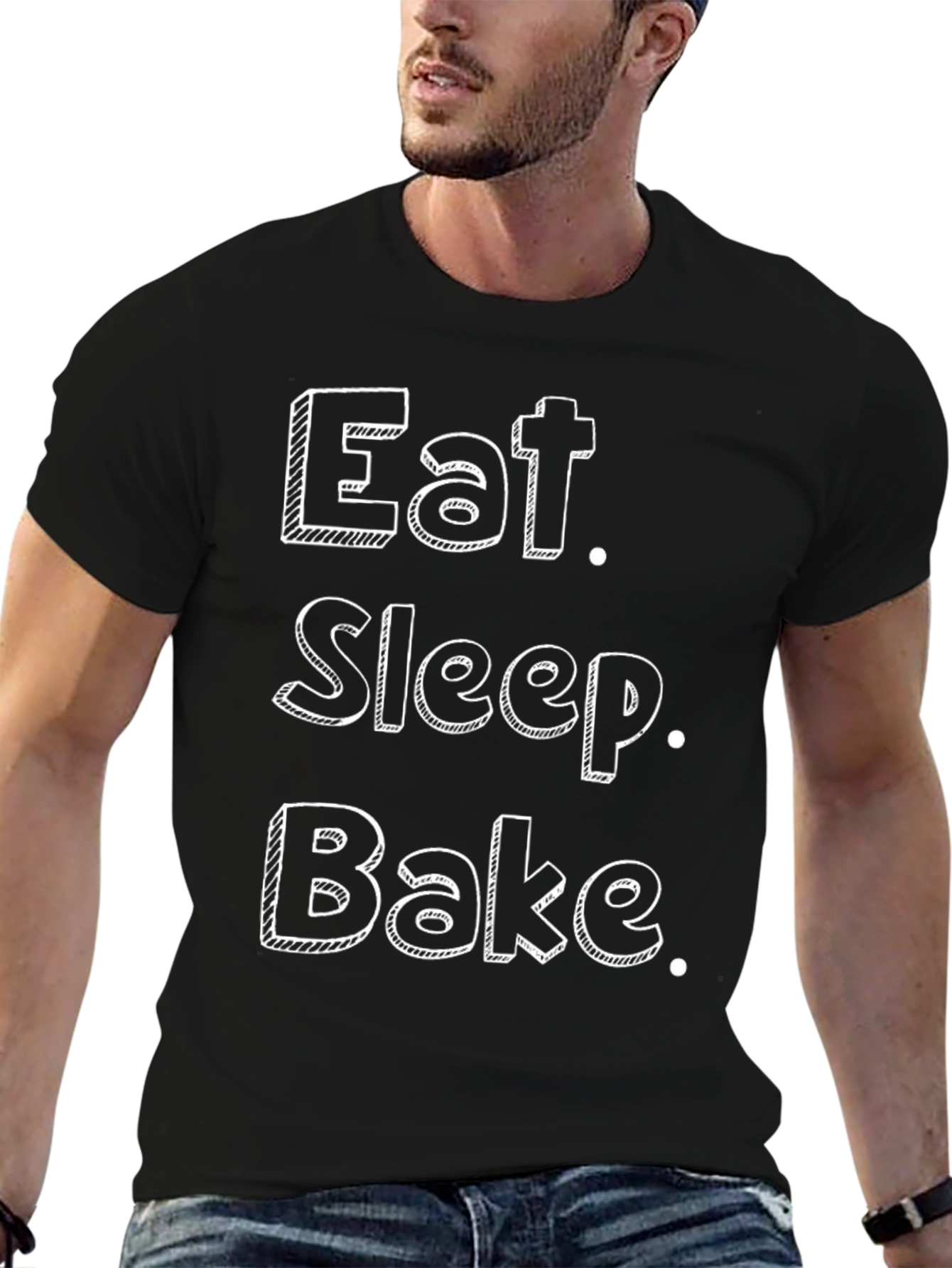 Eat Sleep Bake Graphic Tee