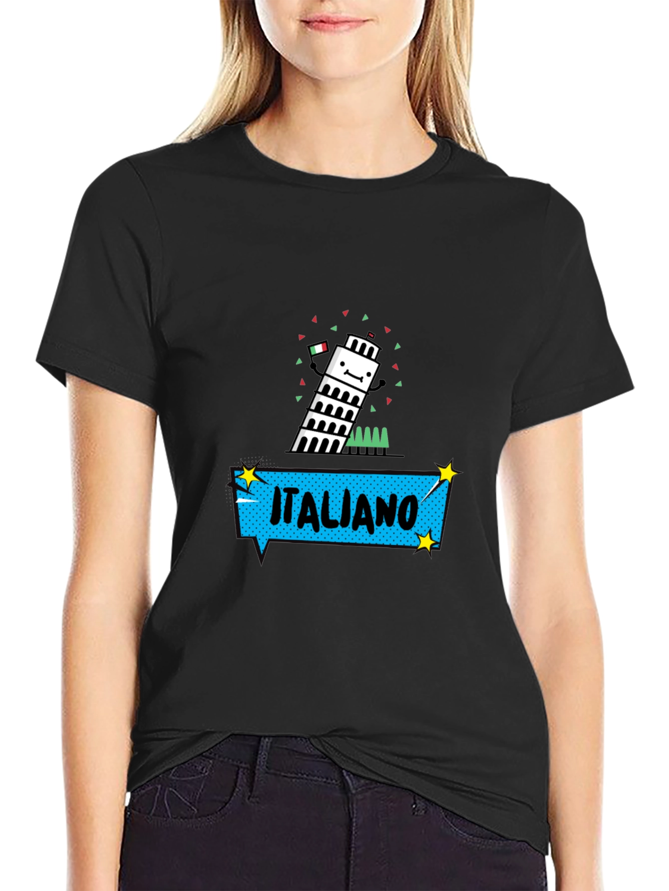 Italiano Tower Graphic T-Shirt