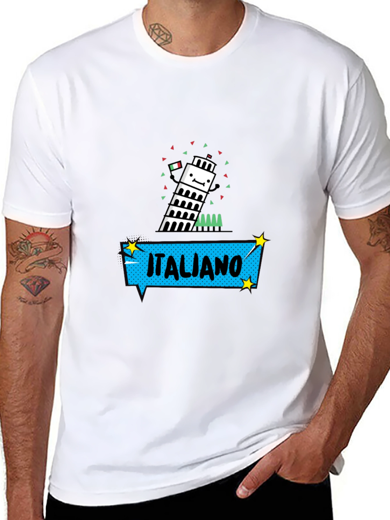 Italiano Tower Graphic T-Shirt