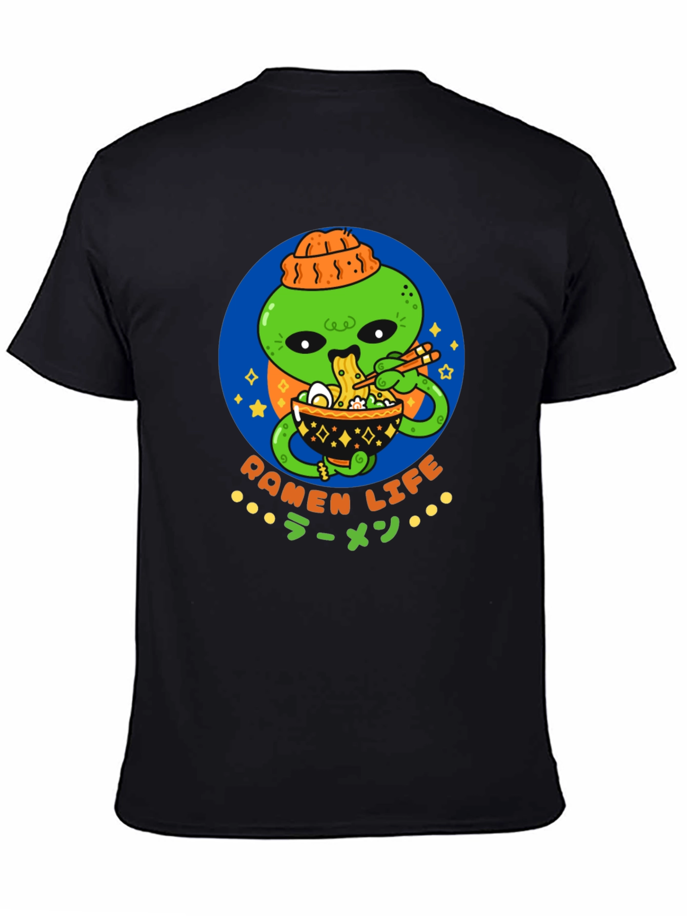 Ramen Life Alien T-Shirt - Cool Graphic Tee