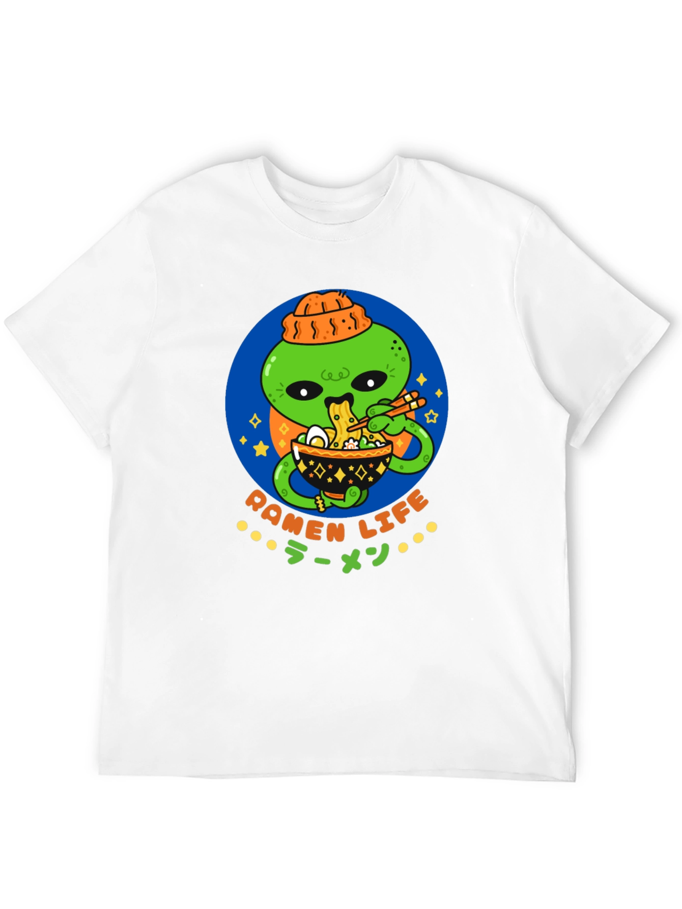 Ramen Life Alien T-Shirt - Cool Graphic Tee