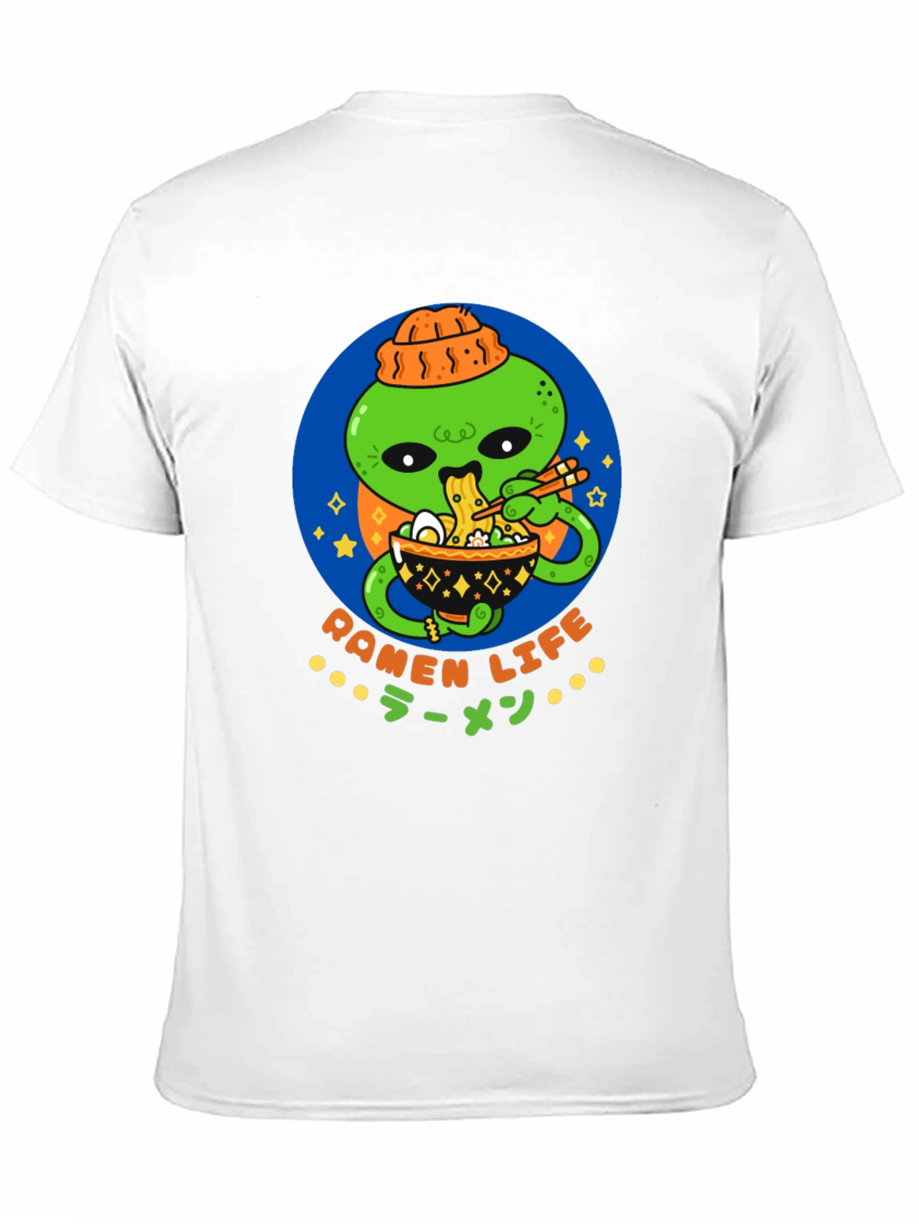 Ramen Life Alien T-Shirt - Cool Graphic Tee