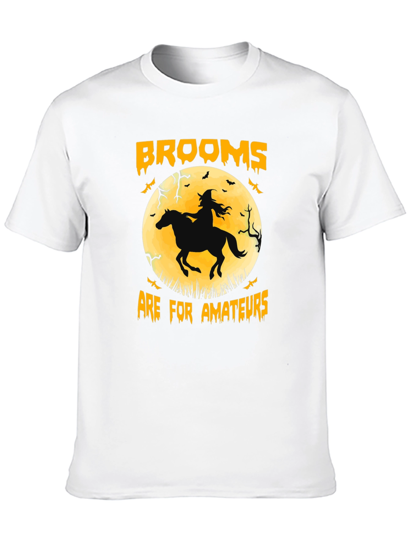 Brooms Are For Amateurs Halloween T-Shirt
