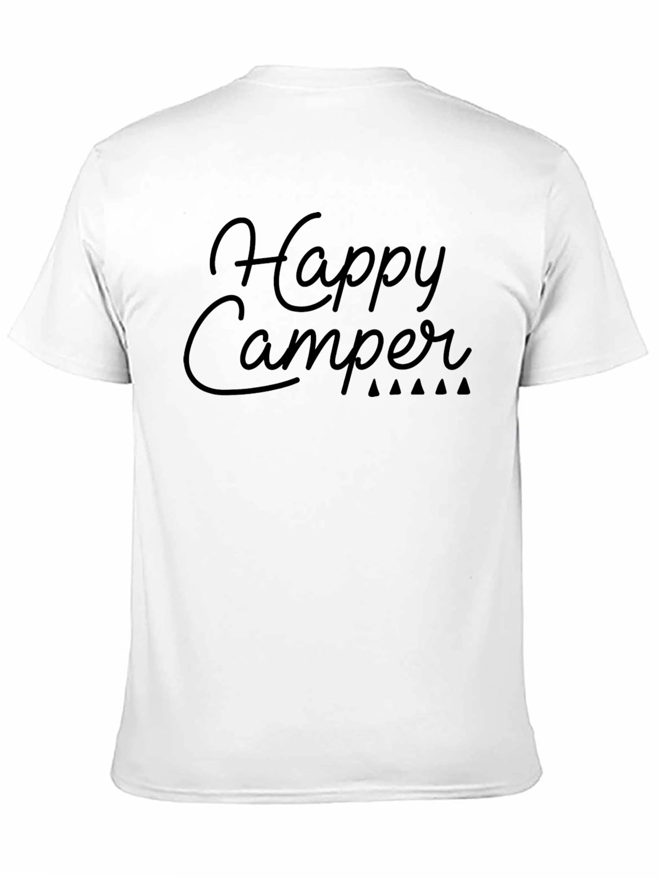 Happy Camper Black T-Shirt