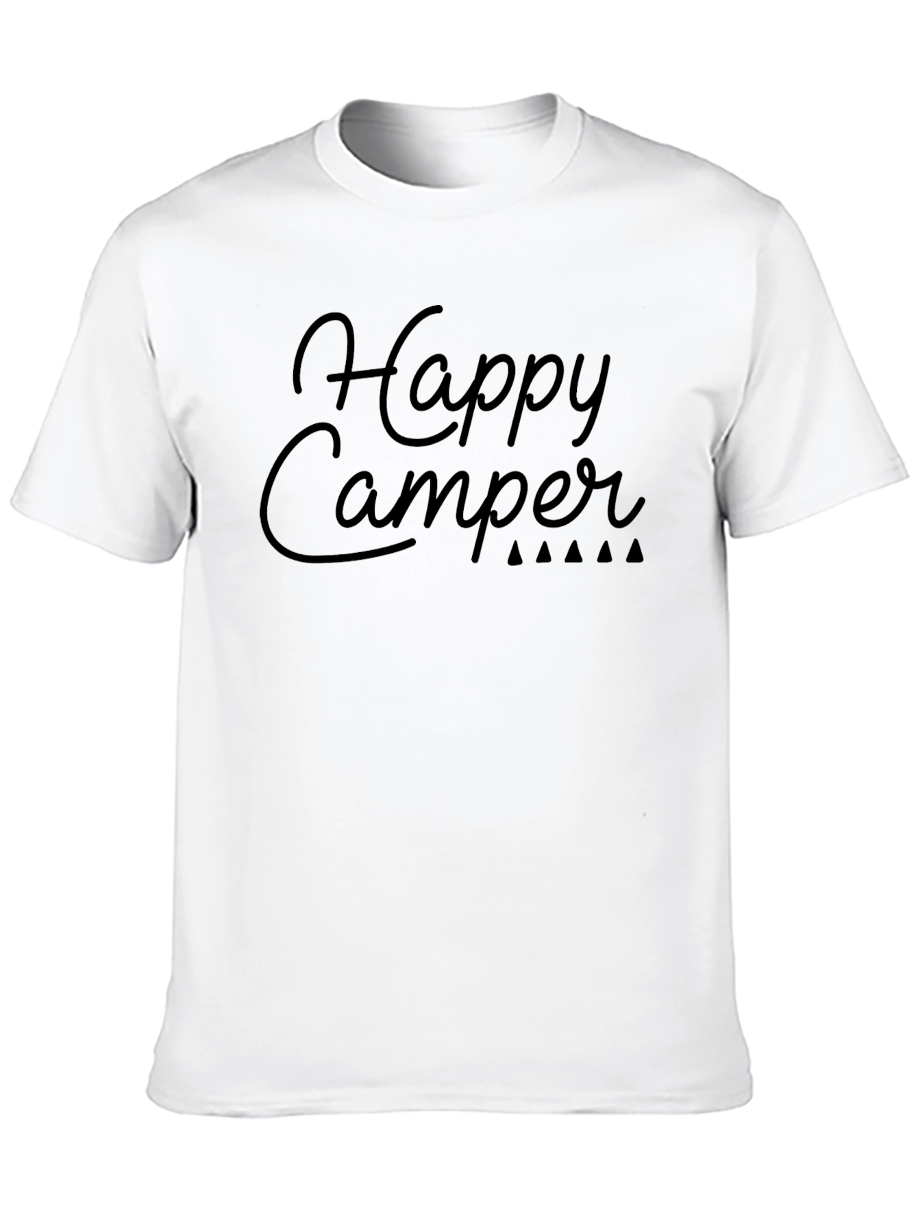 Happy Camper Black T-Shirt