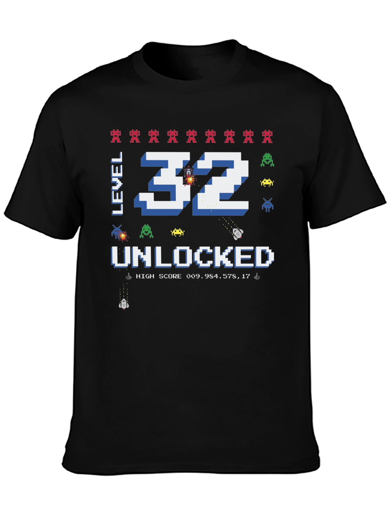 Level 32 Unlocked Birthday Gamer T-Shirt