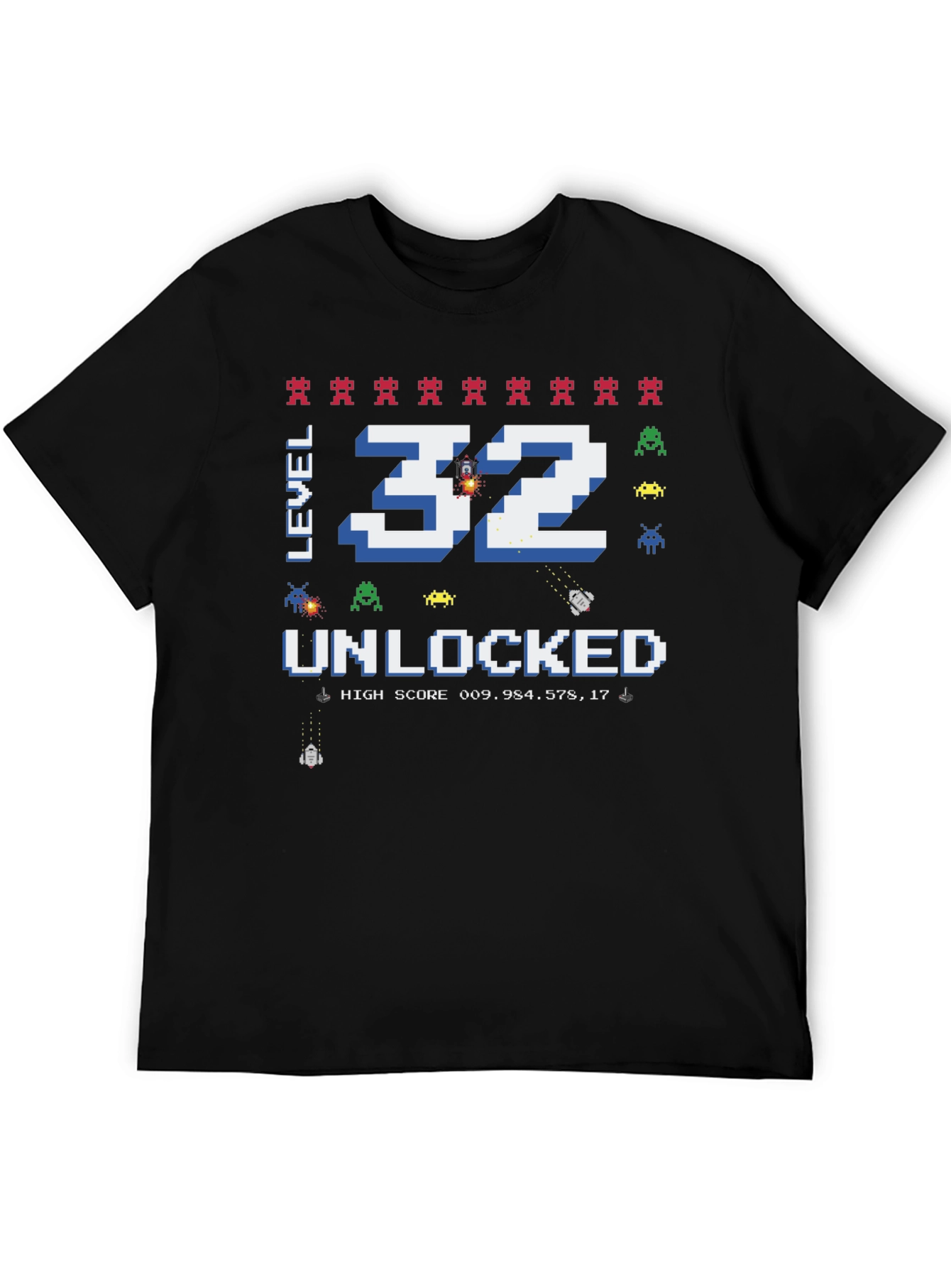 Level 32 Unlocked Birthday Gamer T-Shirt