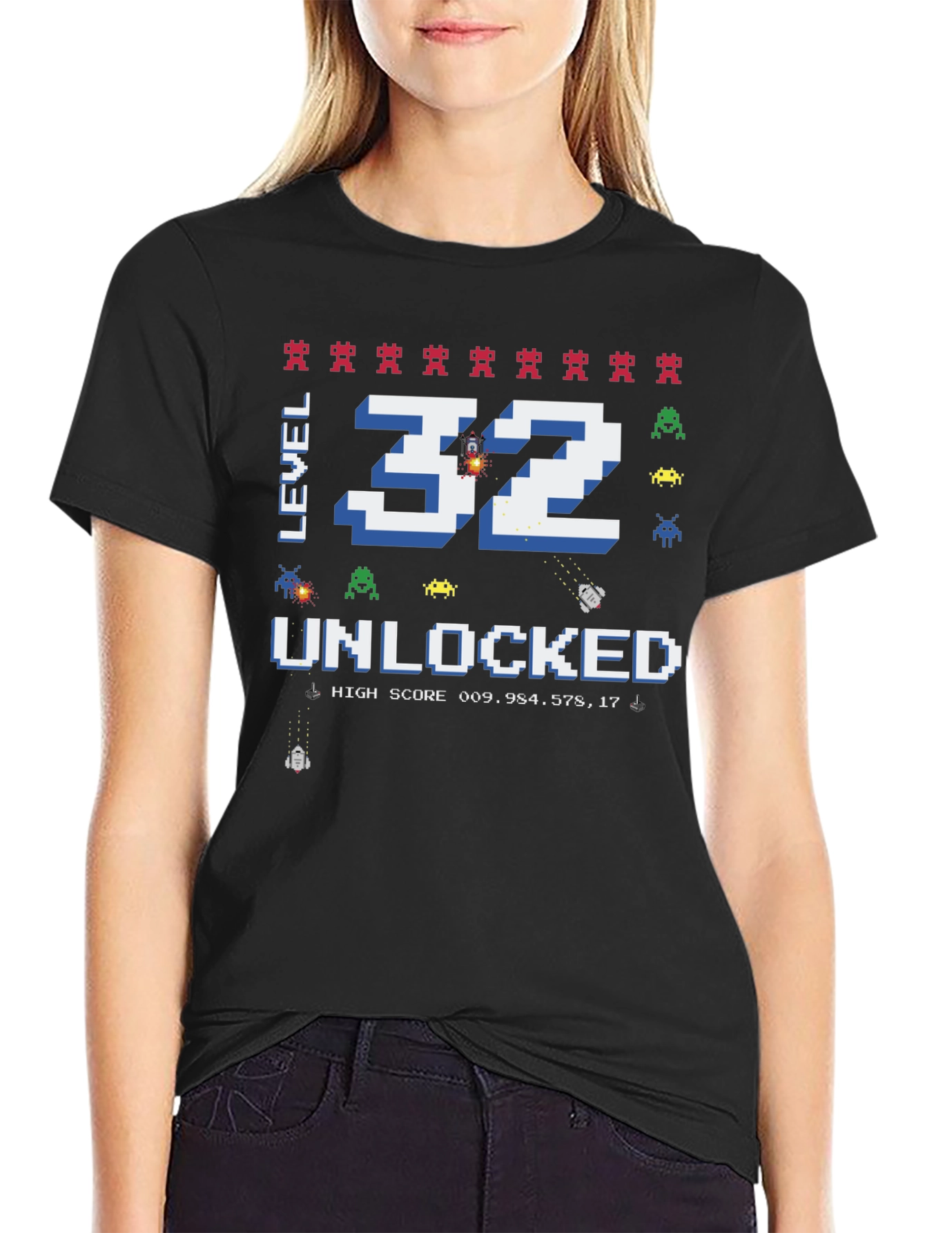 Level 32 Unlocked Birthday Gamer T-Shirt