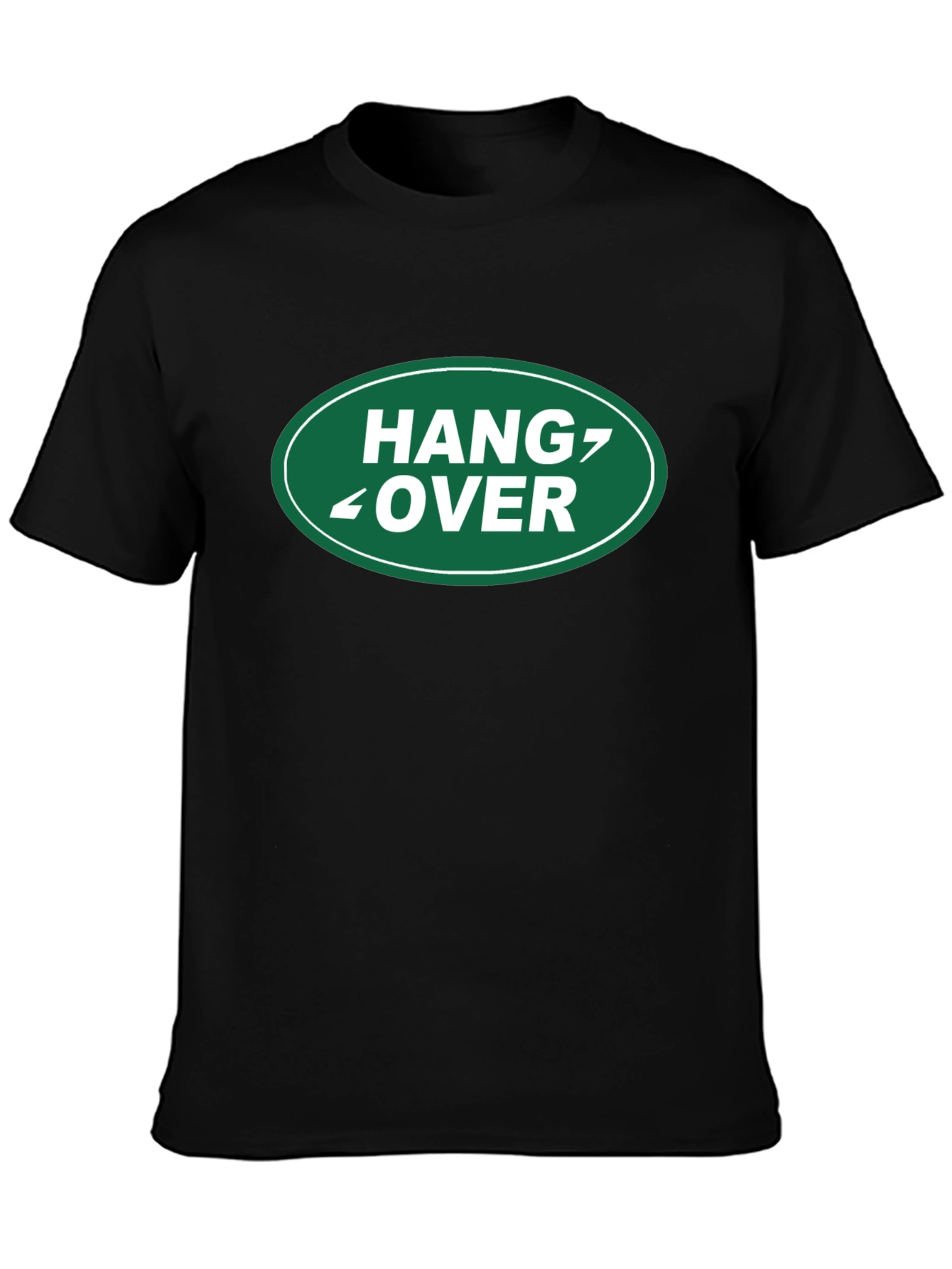 Hangover Parody Graphic Tee - Novelty Black T-Shirt