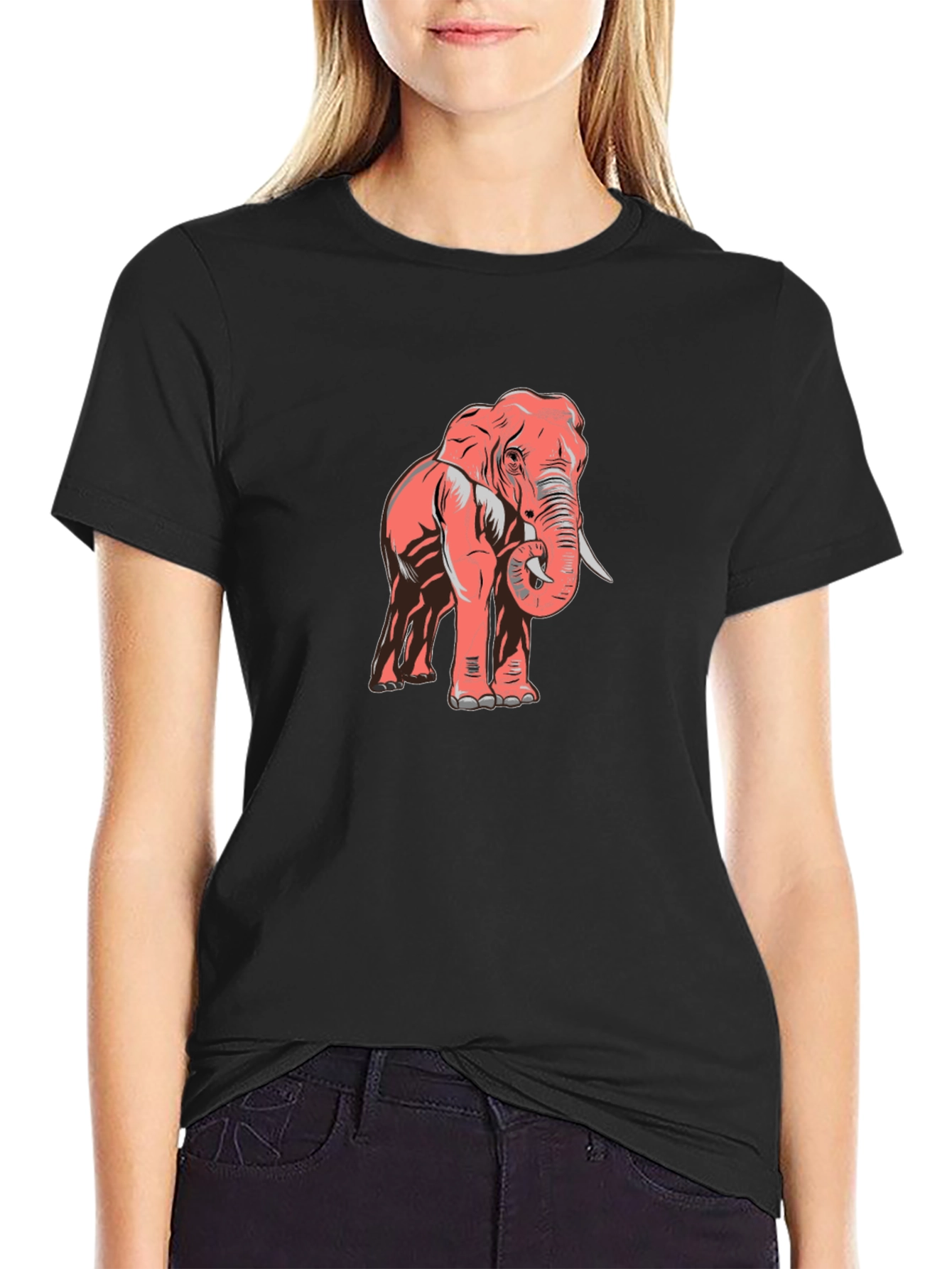 Graphic Elephant Tee - Stylish Mens T-Shirt