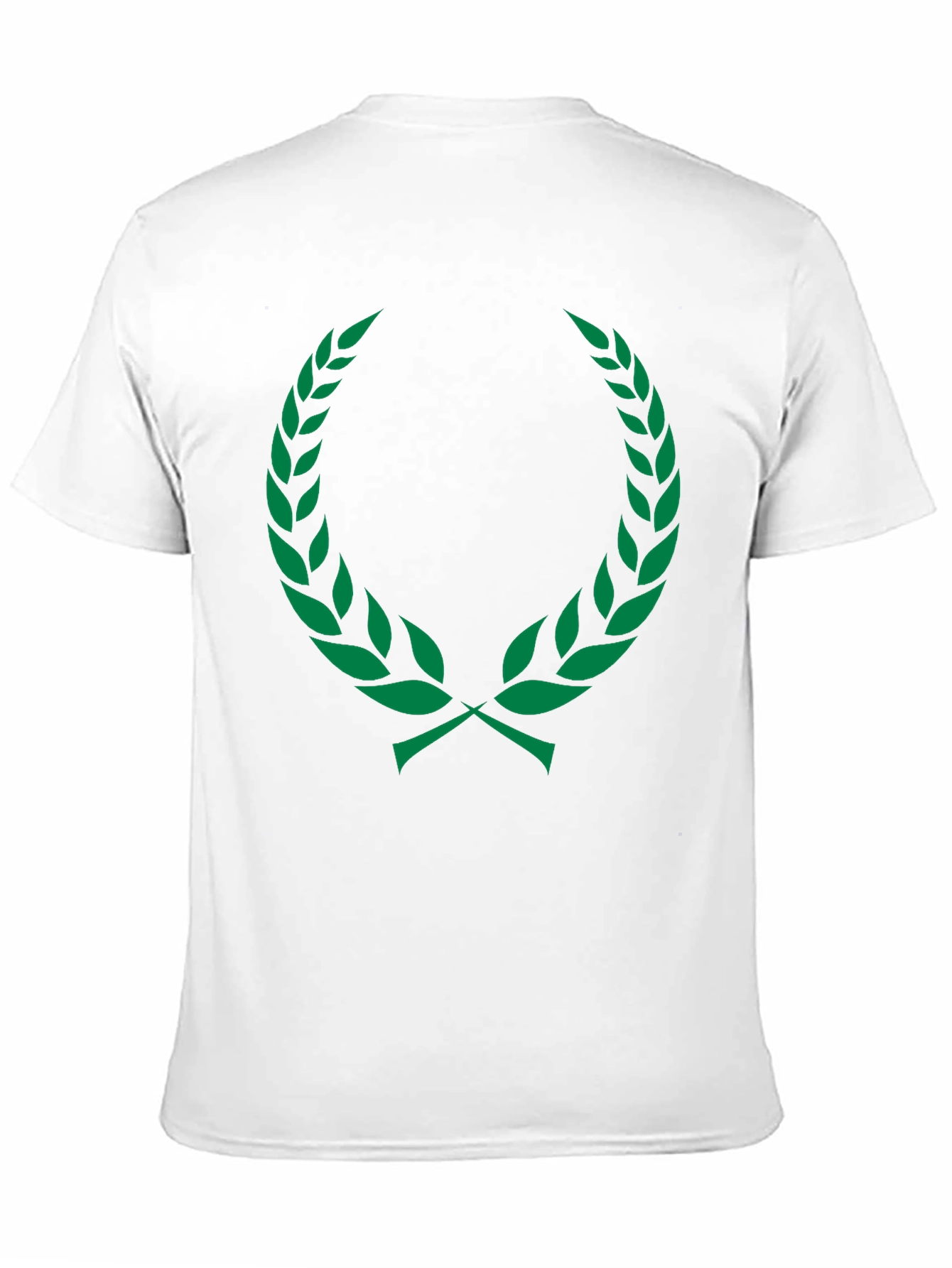 Leaf Wreath Graphic Black Tee