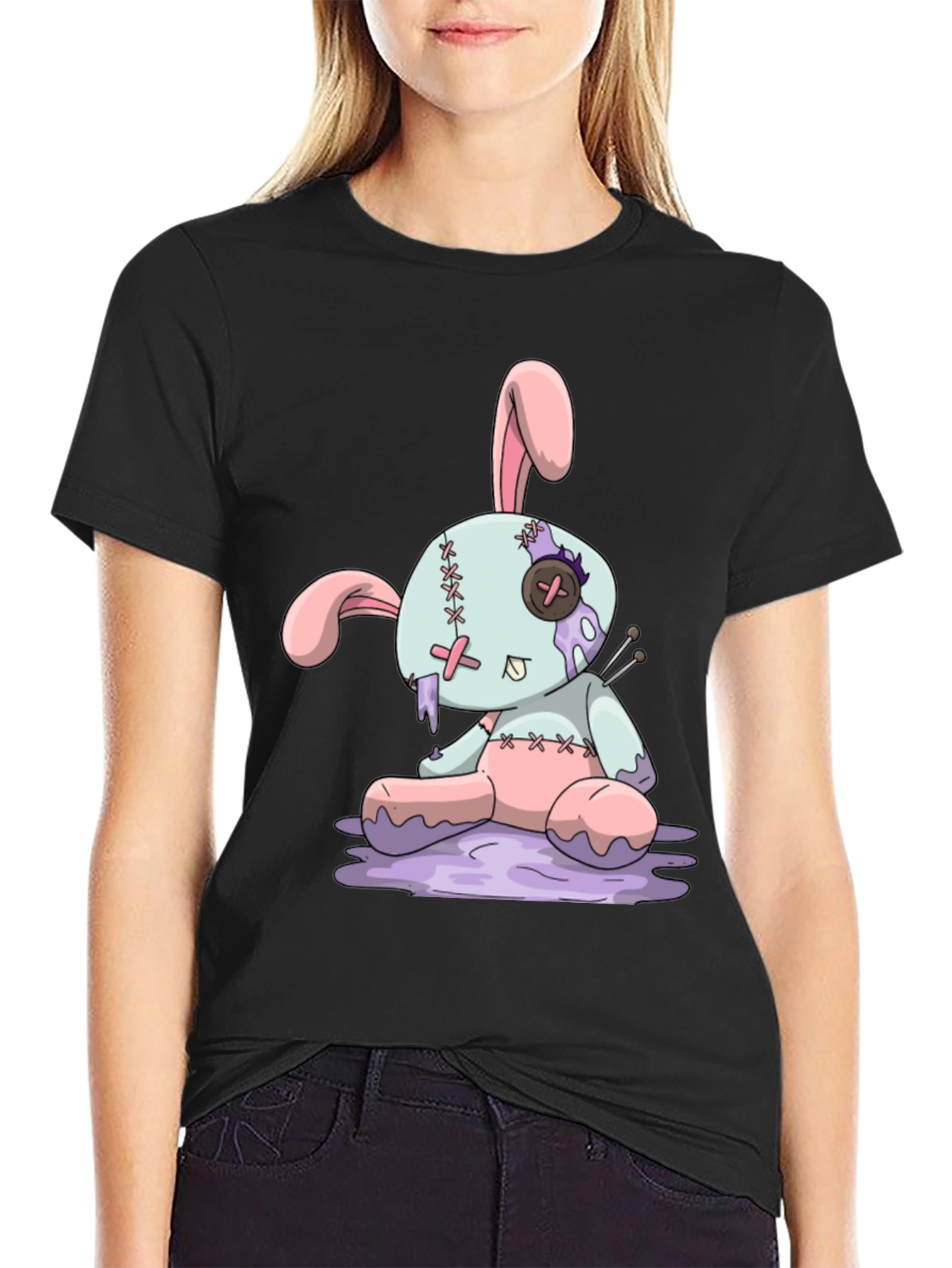 Zombie Bunny T-Shirt - Unique Graphic Tee