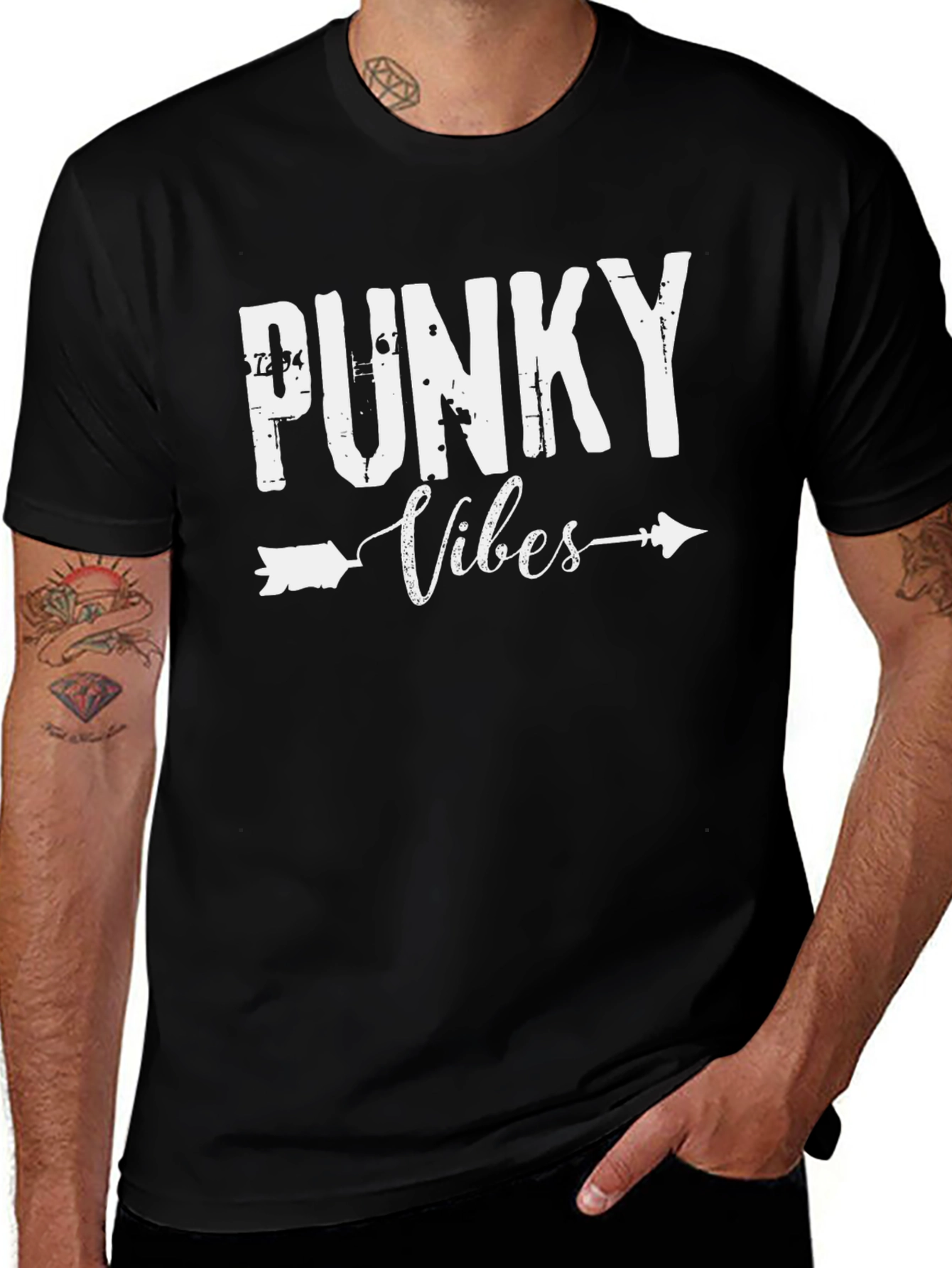 Punky Vibes Graphic T-Shirt