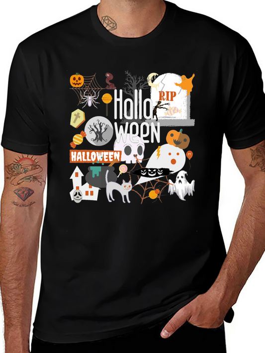 Halloween Graphic Print T-Shirt