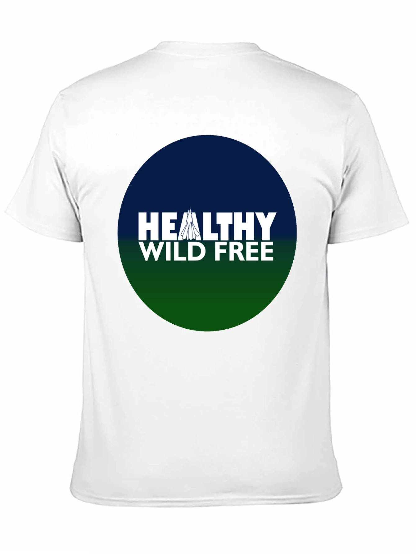 Healthy Wild Free Black Tee