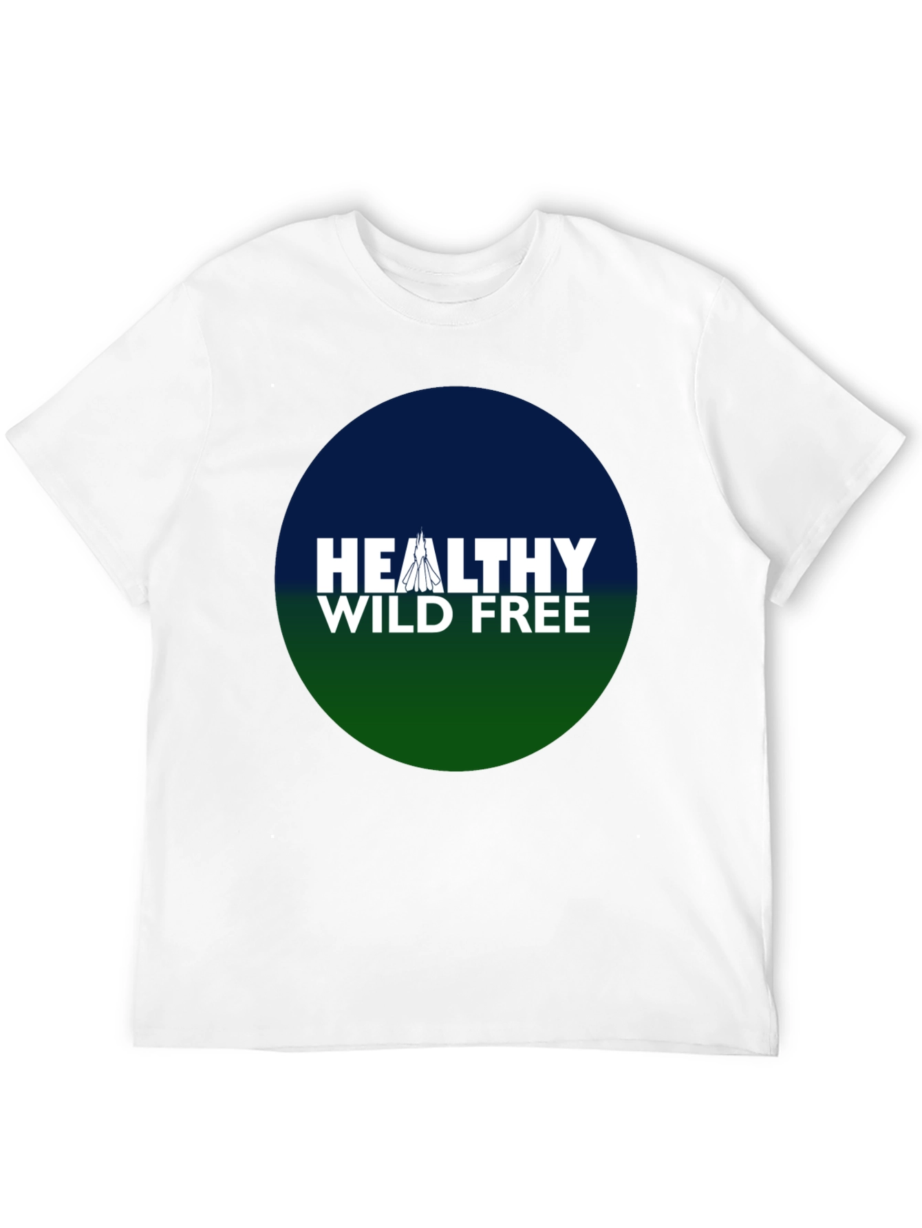 Healthy Wild Free Black Tee
