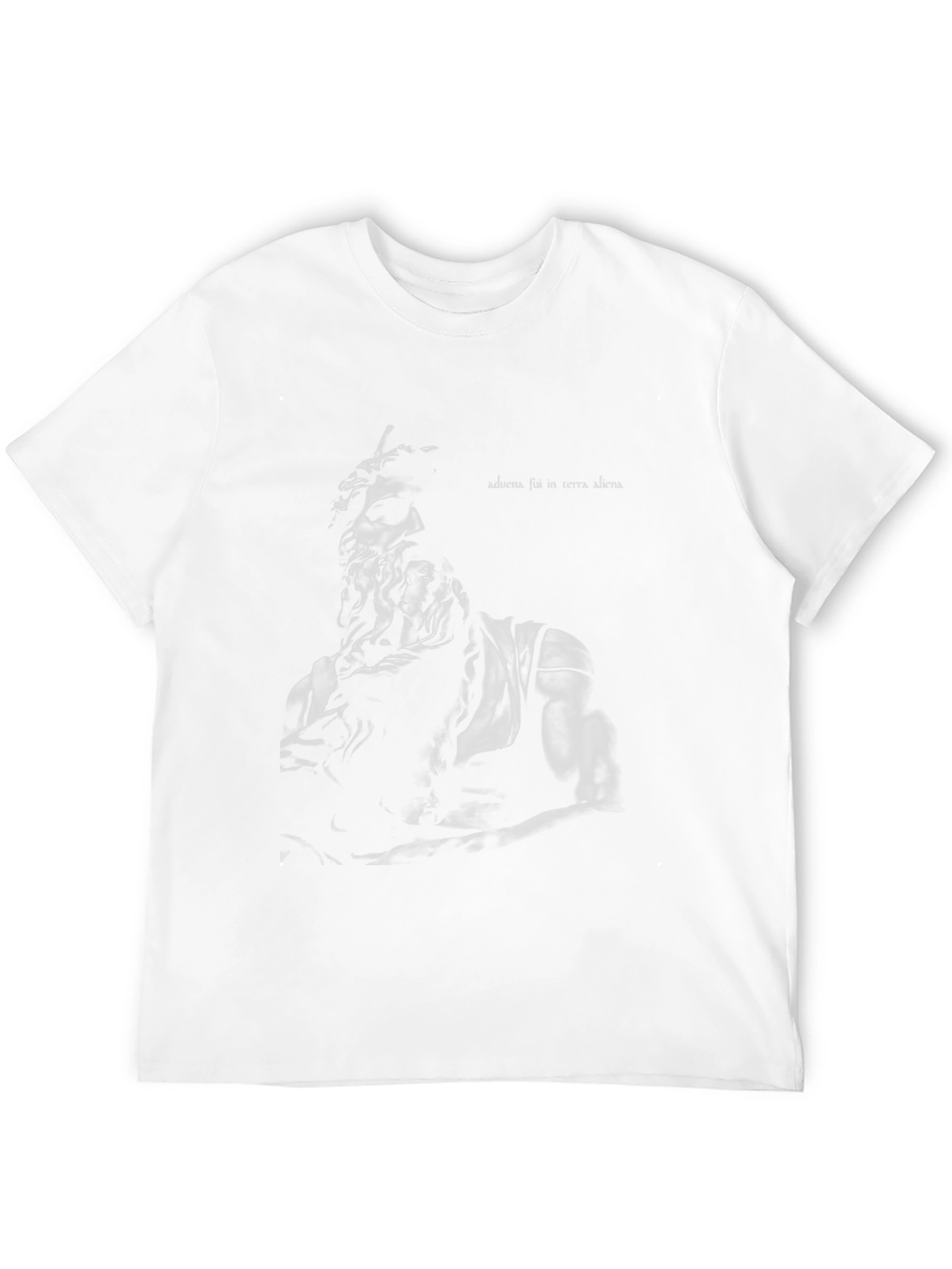 Statue Graphic Black T-Shirt - Modern Urban Style