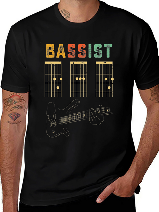 Bassist Chord T-Shirt - Musician Style