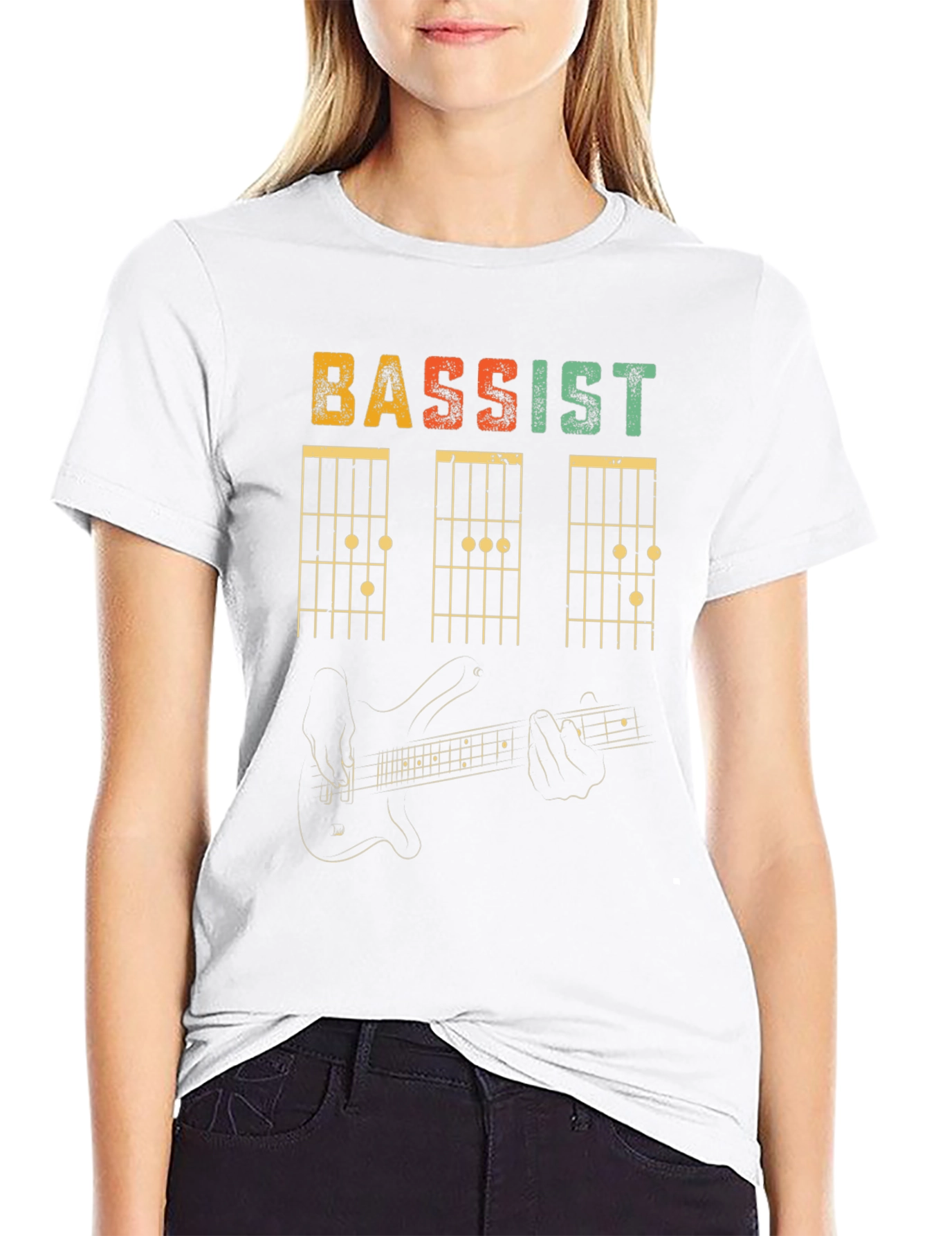 Bassist Chord T-Shirt - Musician Style