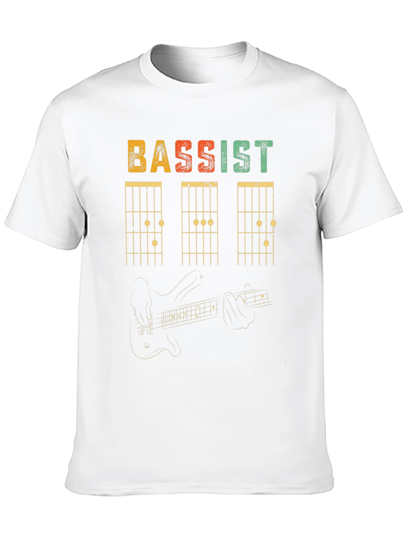 Bassist Chord T-Shirt - Musician Style