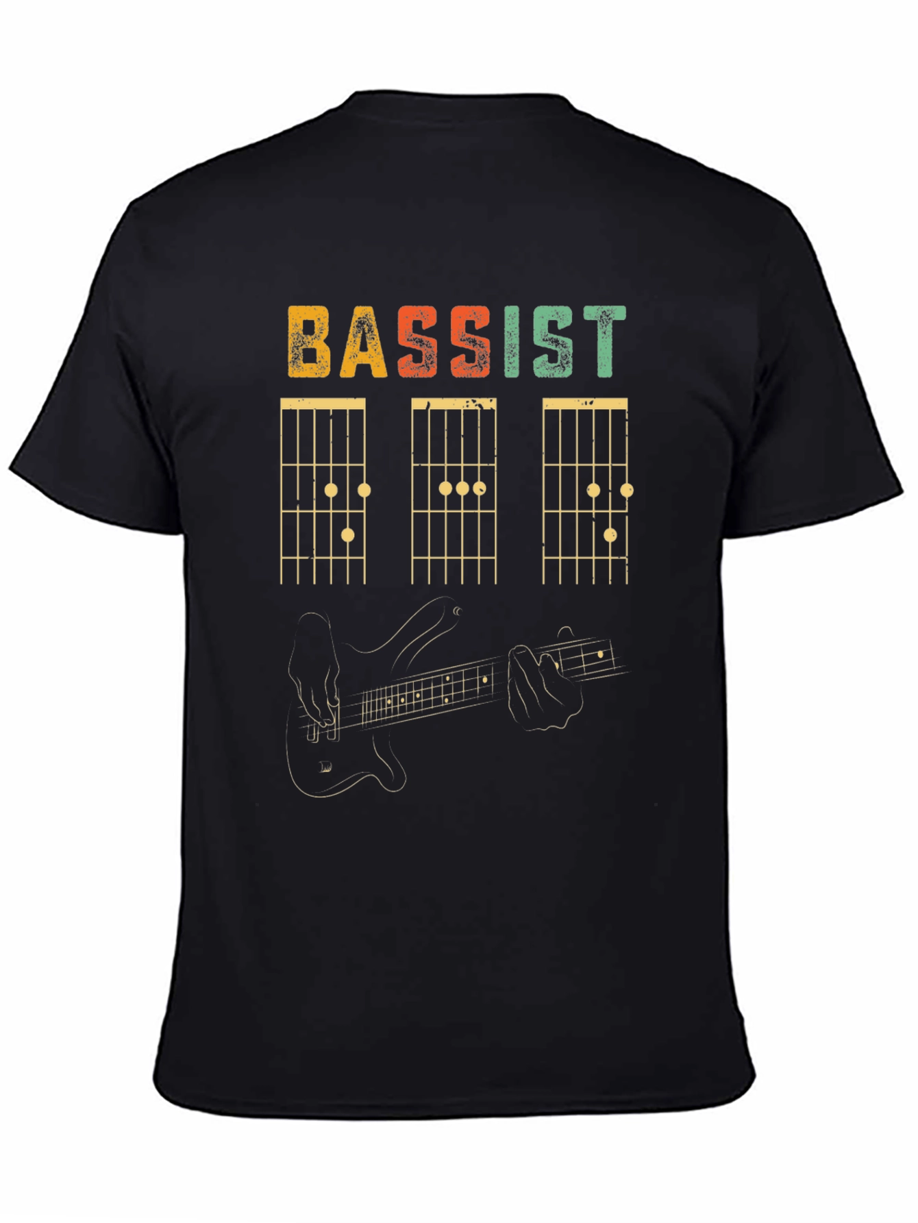 Bassist Chord T-Shirt - Musician Style