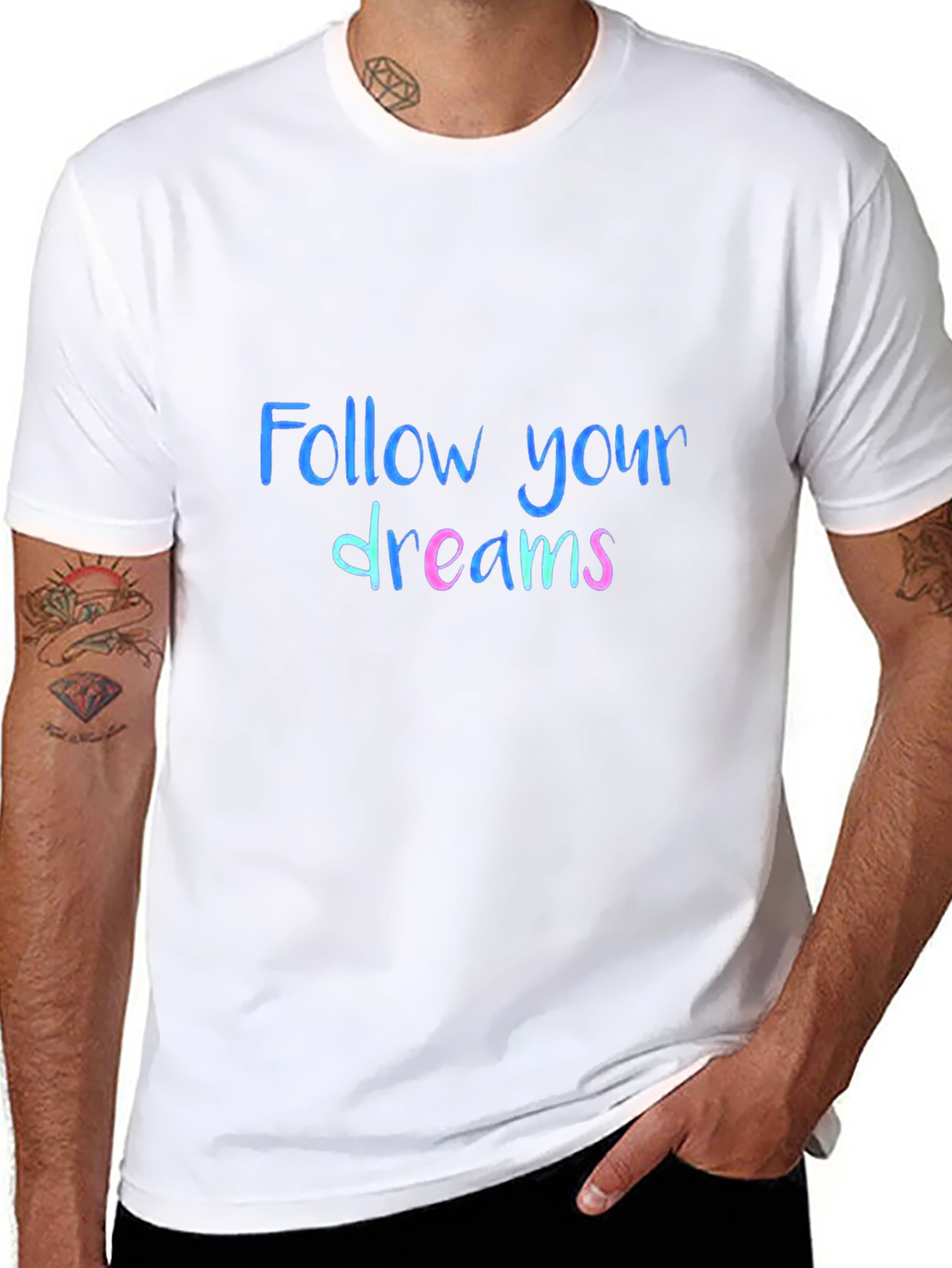 Follow Your Dreams Graphic Tee - Soft Cotton Blend