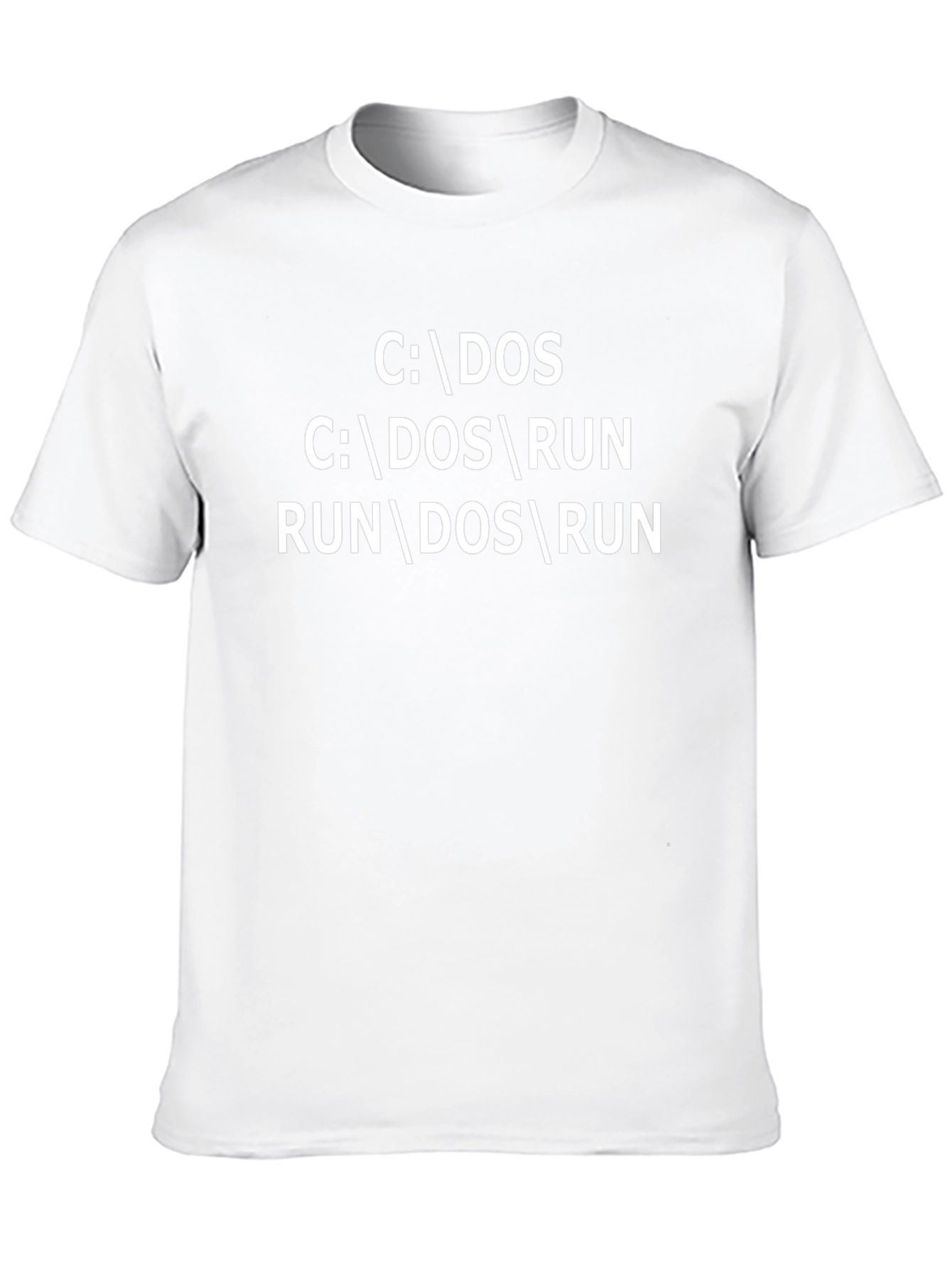 DOS Command T-Shirt - Retro Computer Programmer Tee