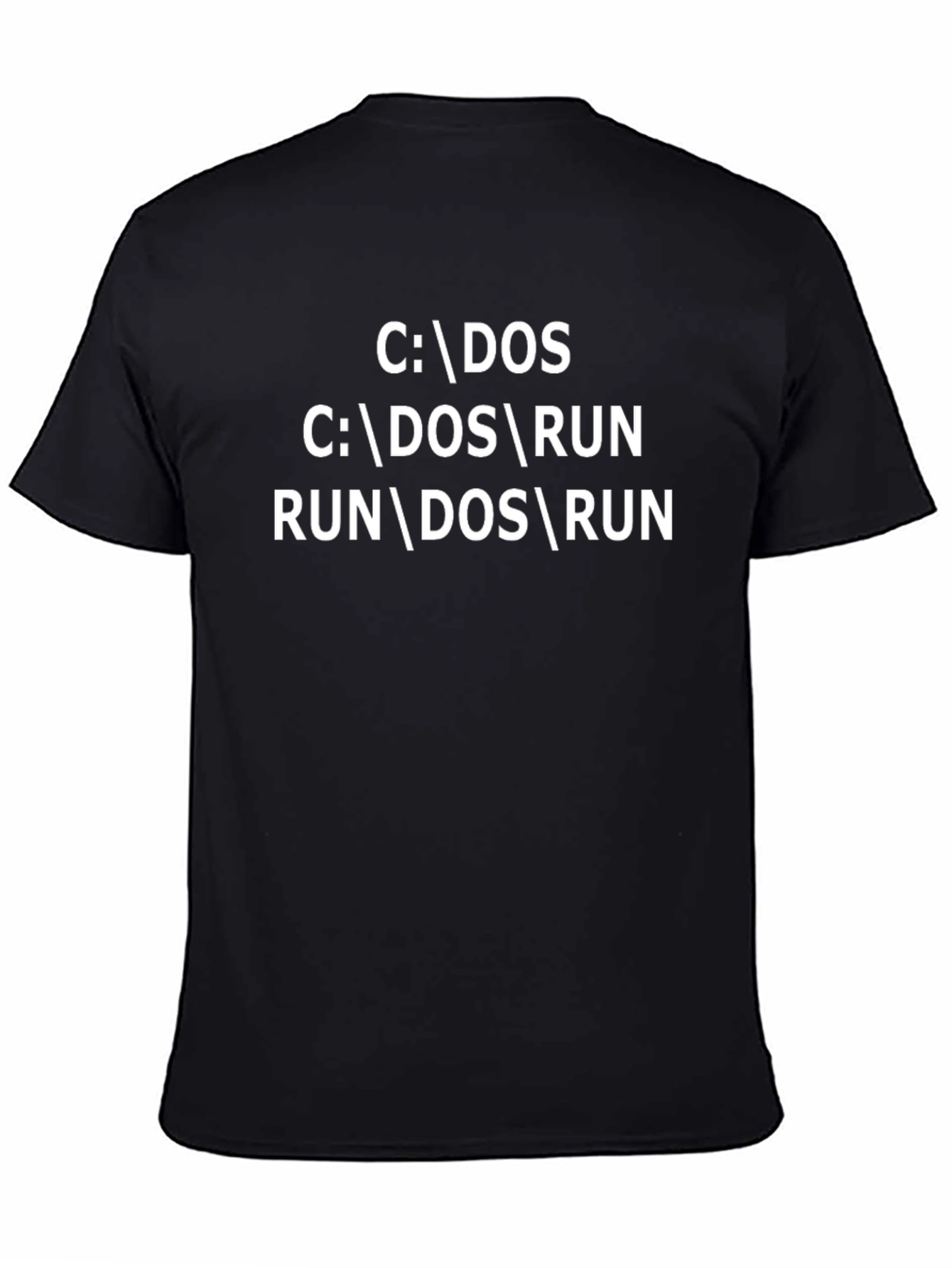 DOS Command T-Shirt - Retro Computer Programmer Tee