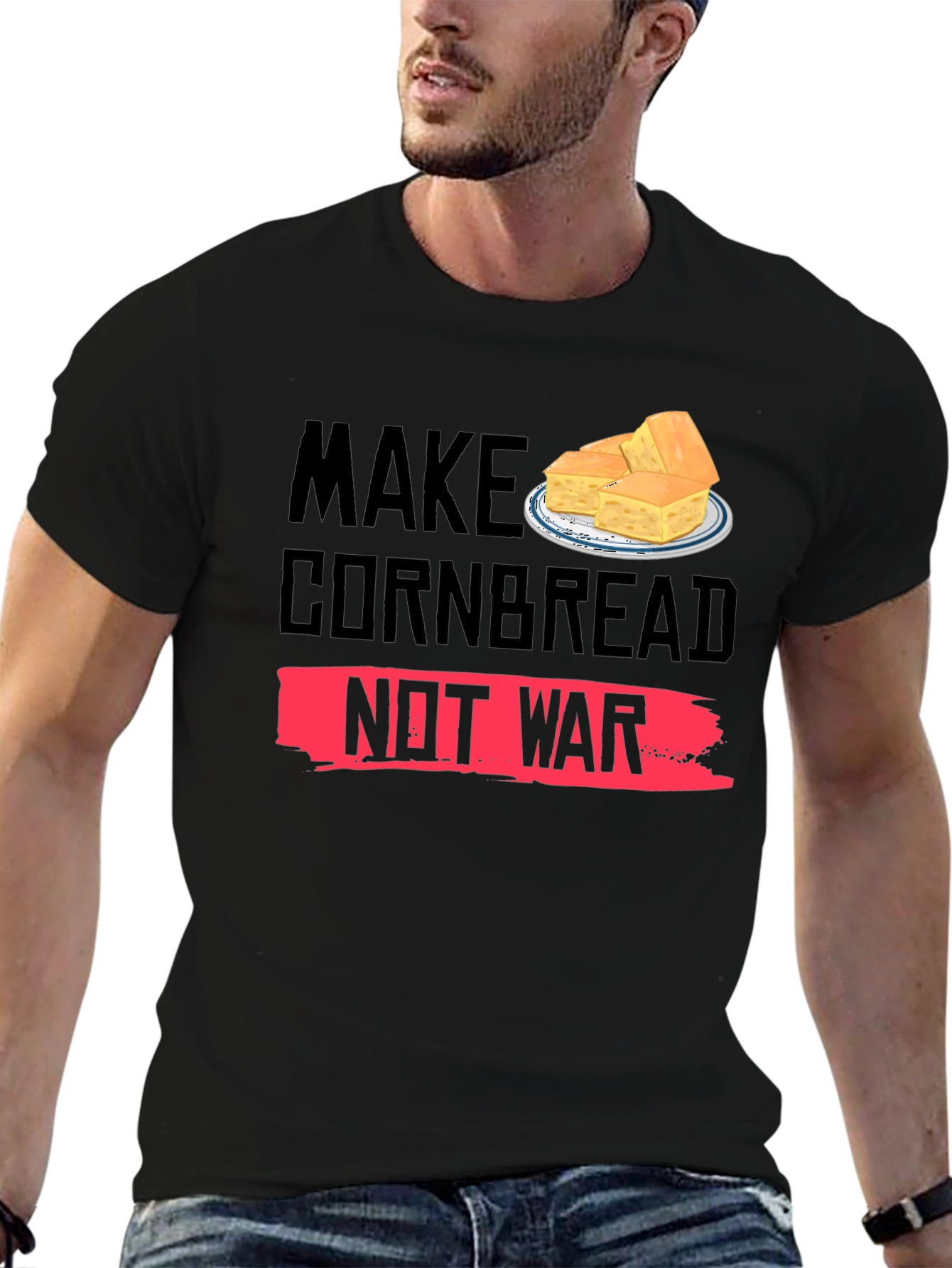 Make Cornbread Not War Graphic Tee