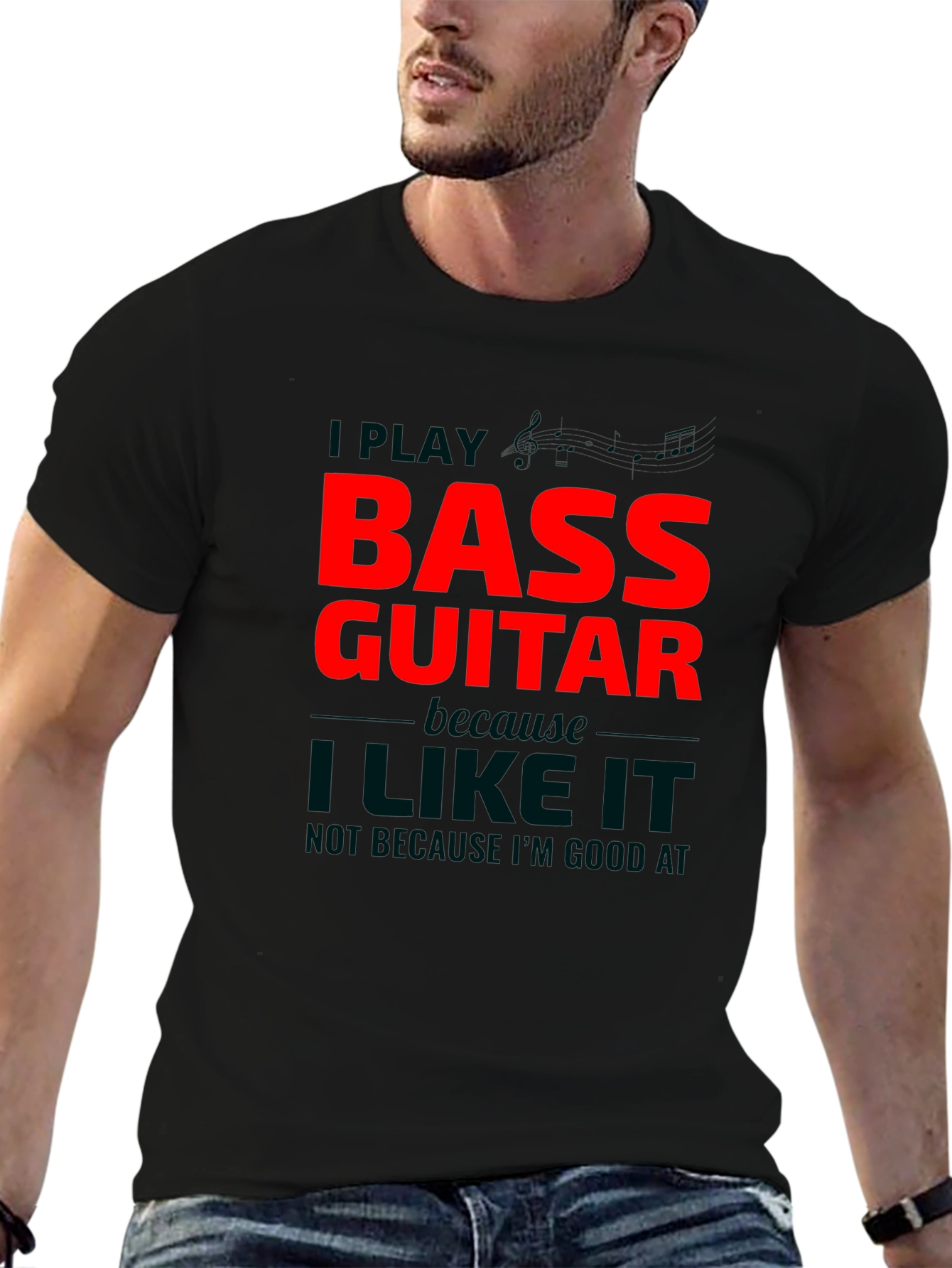 Bass Guitar Player T-Shirt - Music Lover Tee