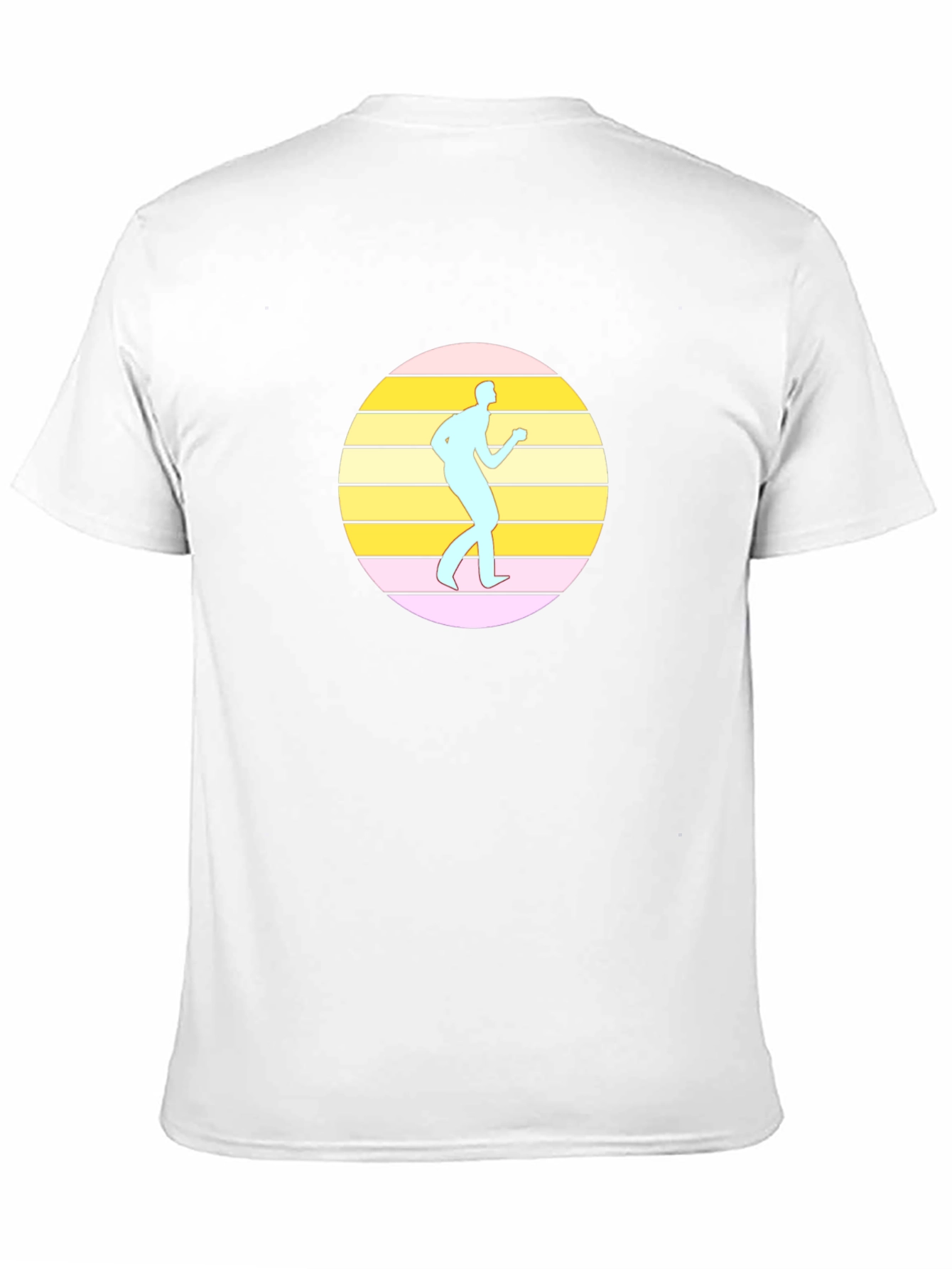 Retro Dancer Graphic Tee - Black Cotton T-Shirt