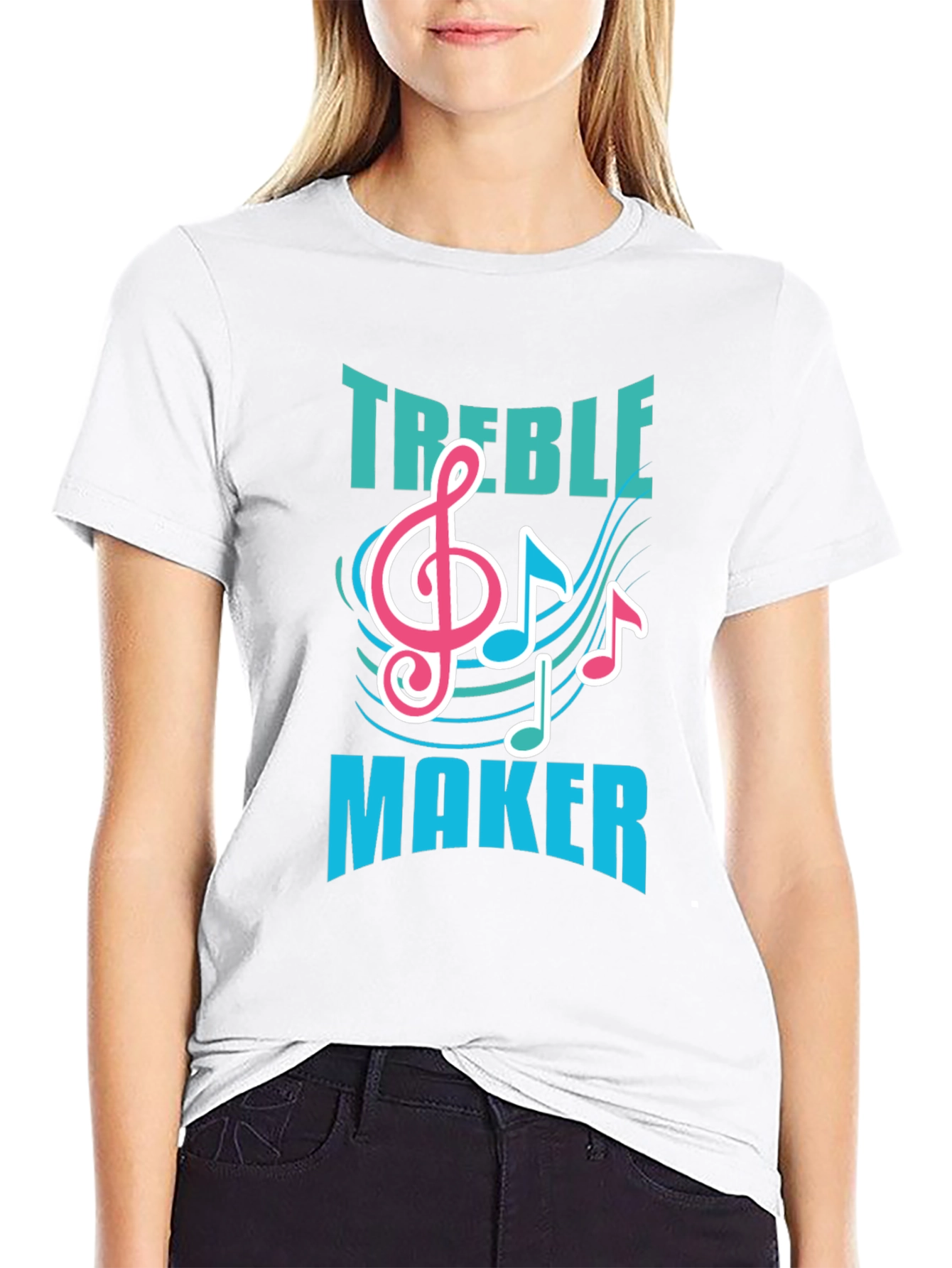 Treble Maker Black T-Shirt - Music Lover Tee
