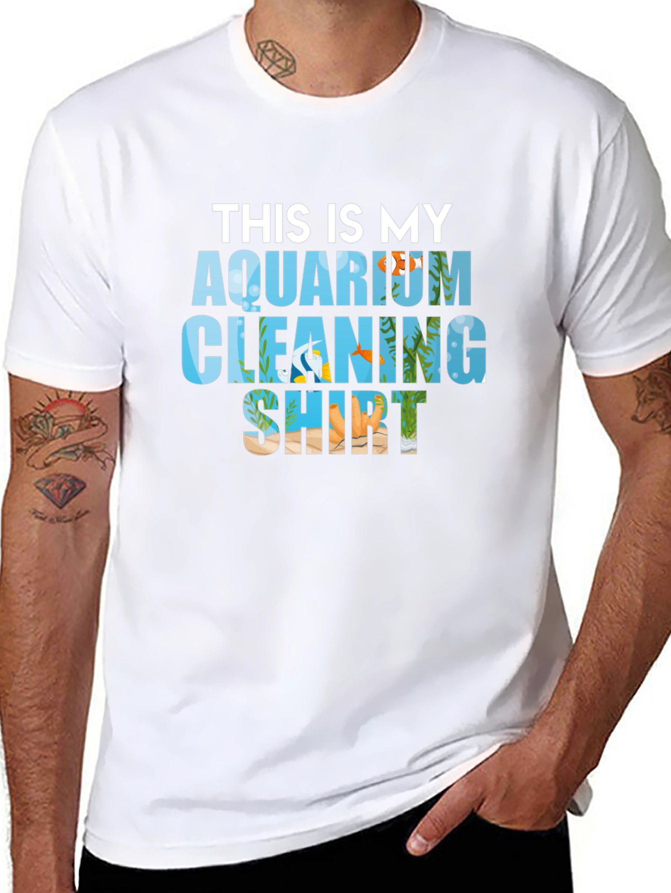 Aquarium Cleaning Shirt - Funny Fish Keeper Tee