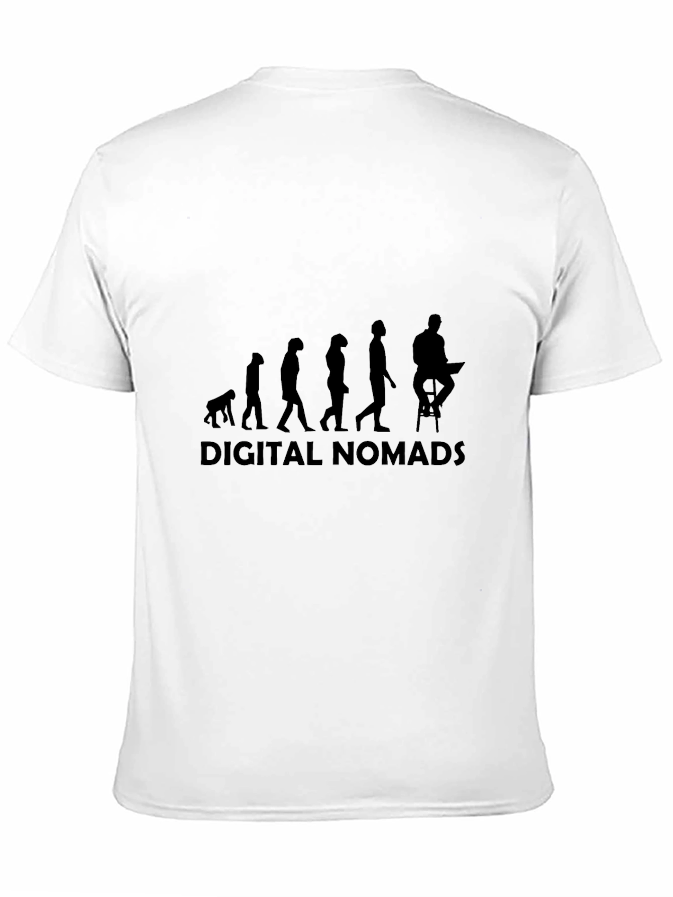 Digital Nomads Evolution Black T-Shirt
