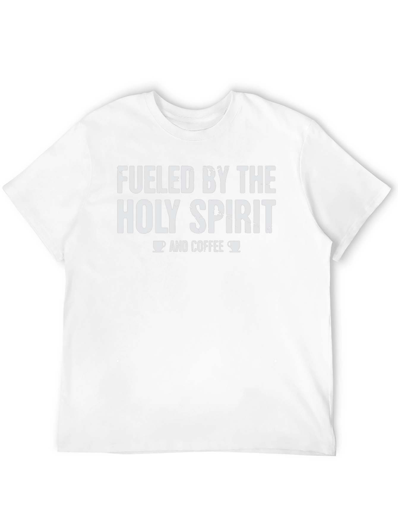 Fueled By The Holy Spirit & Coffee Black T-Shirt