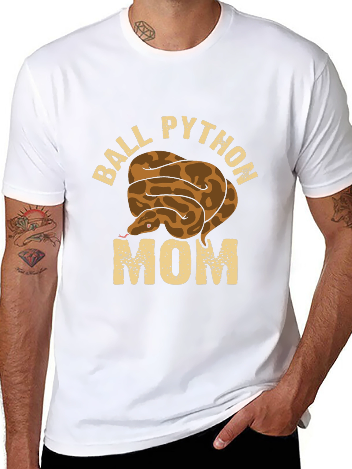 Ball Python Mom T-Shirt - Reptile Lover Tee