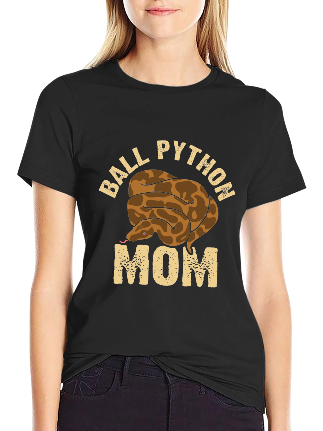 Ball Python Mom T-Shirt - Reptile Lover Tee
