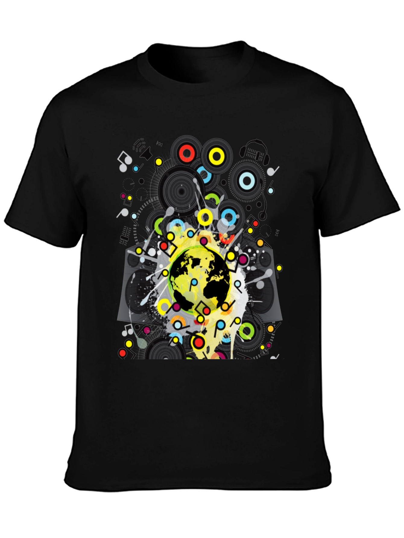 Global Music Black T-Shirt