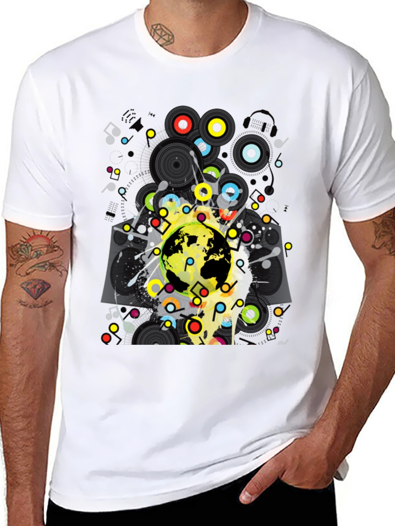 Global Music Black T-Shirt