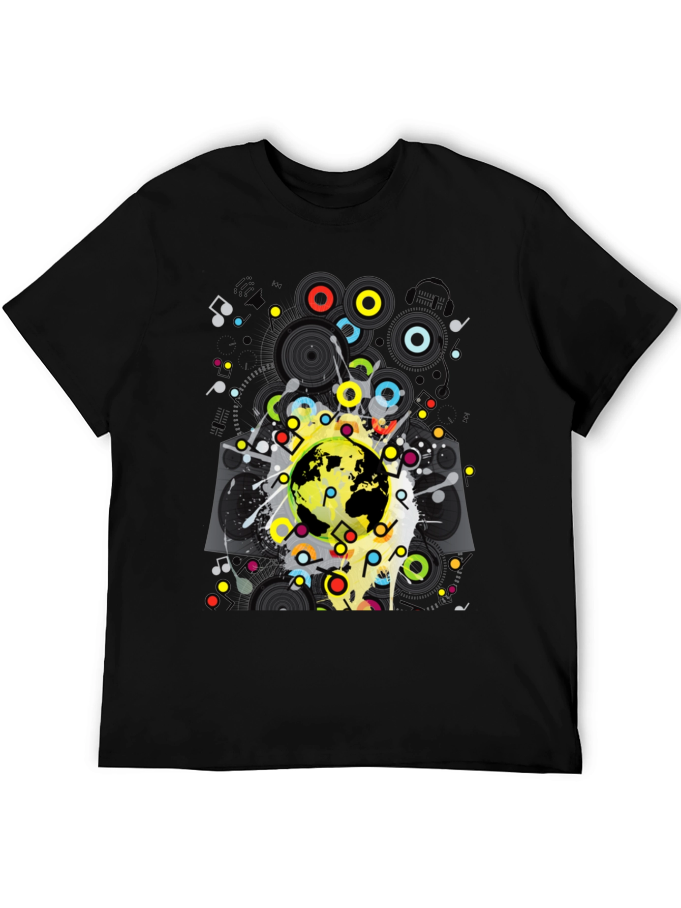 Global Music Black T-Shirt