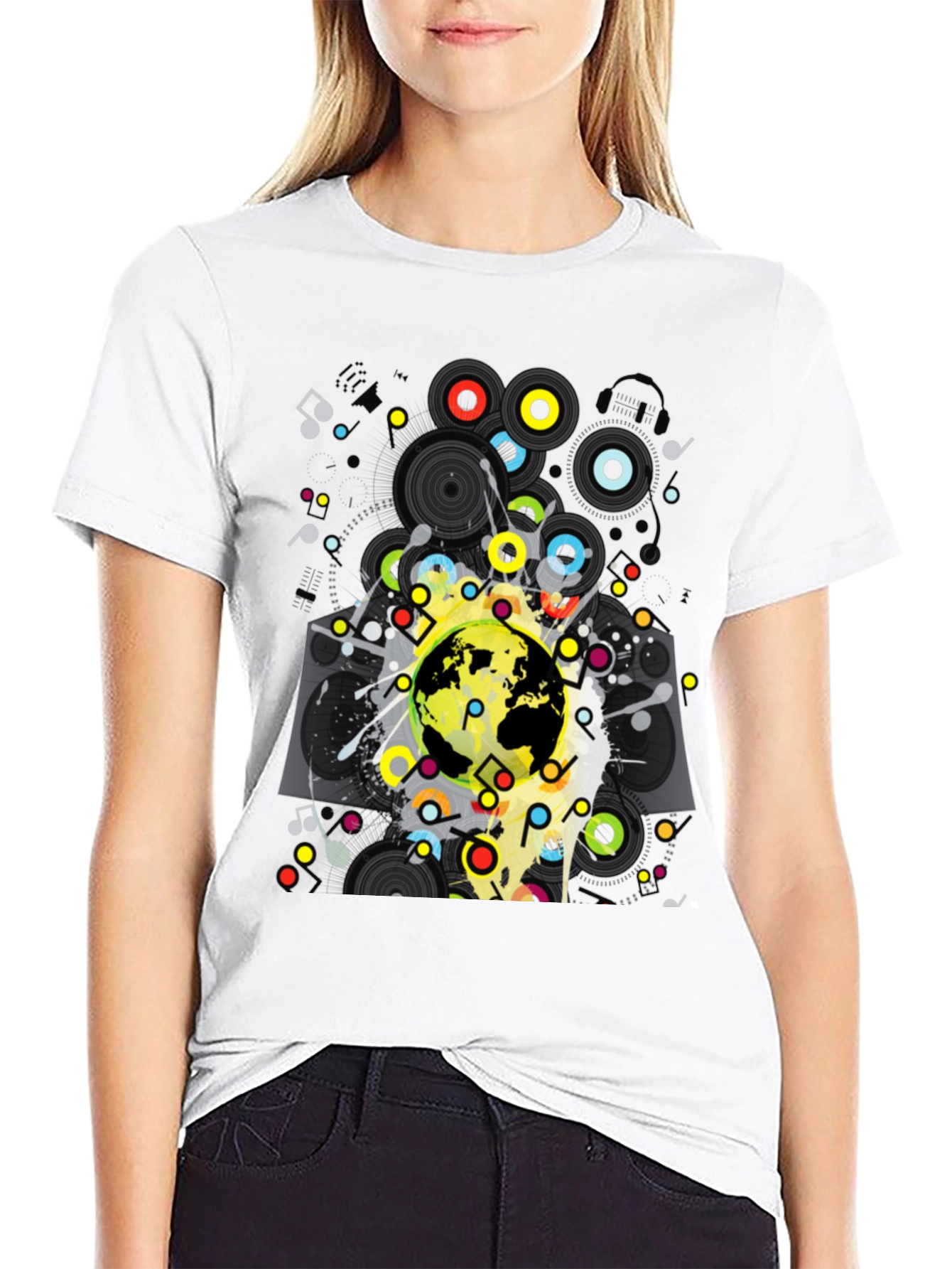 Global Music Black T-Shirt