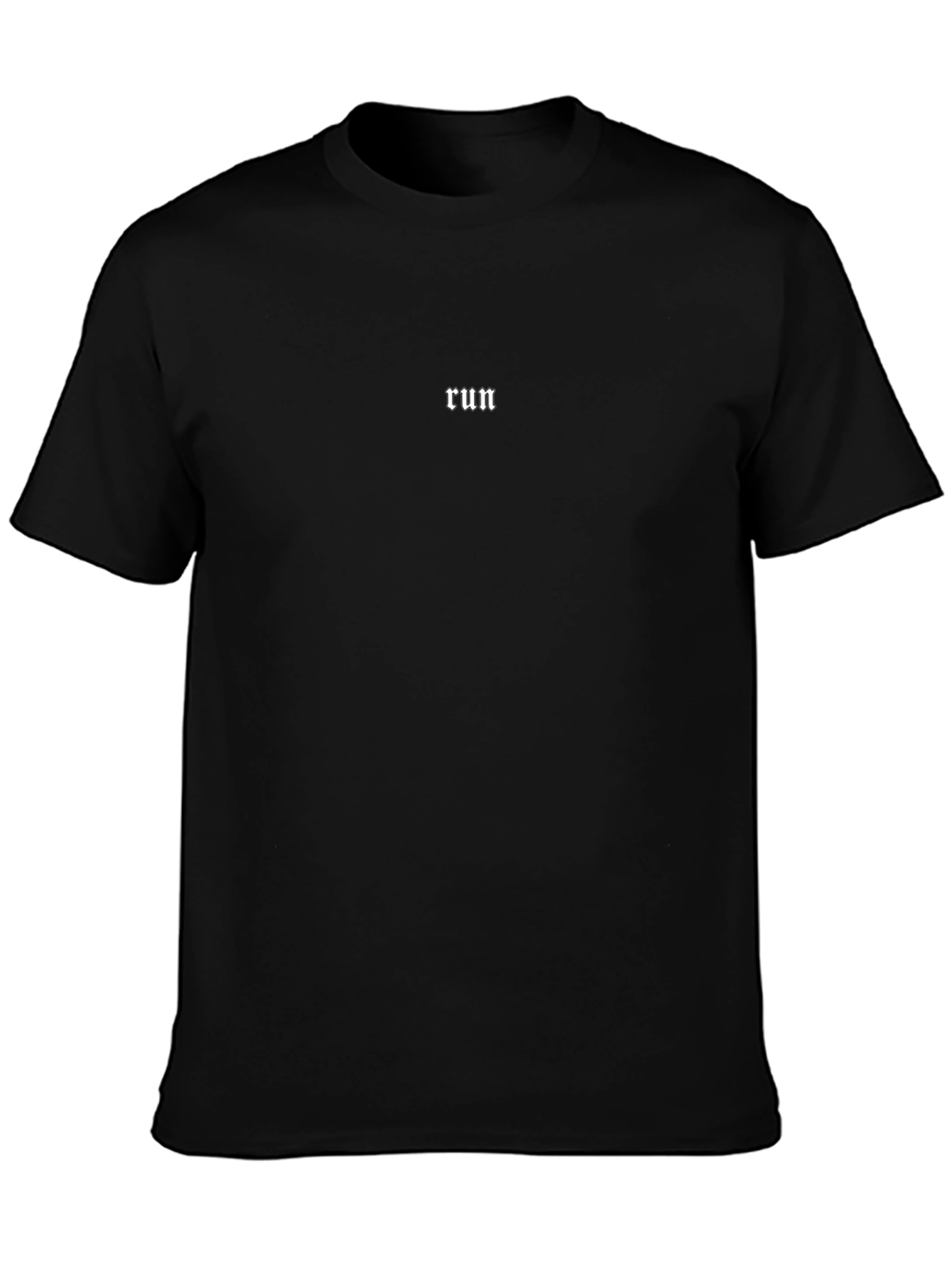 Run Graphic Black T-Shirt