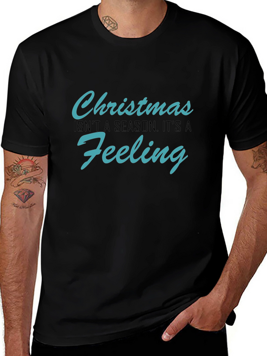Christmas Feeling Graphic Tee - Holiday Spirit T-Shirt