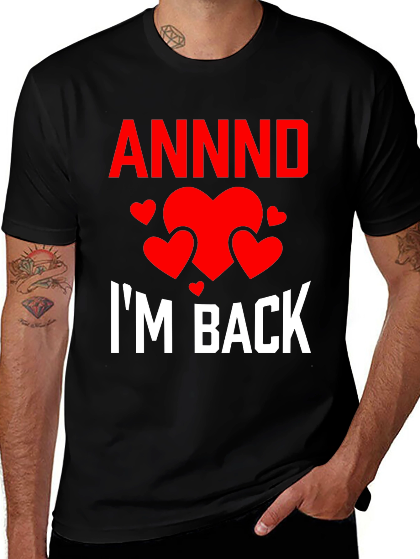 ANND Im Back Valentine T-Shirt