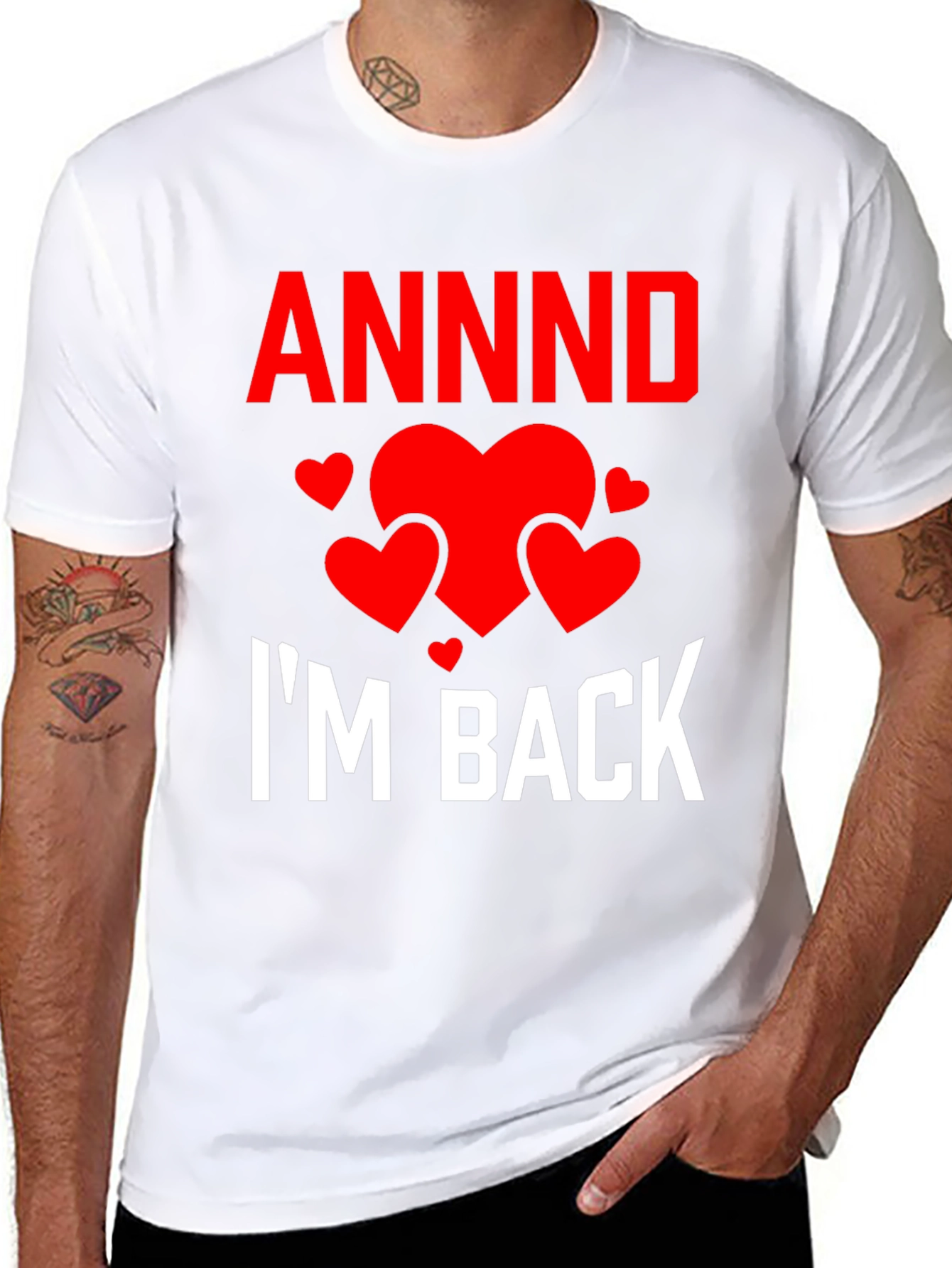 ANND Im Back Valentine T-Shirt