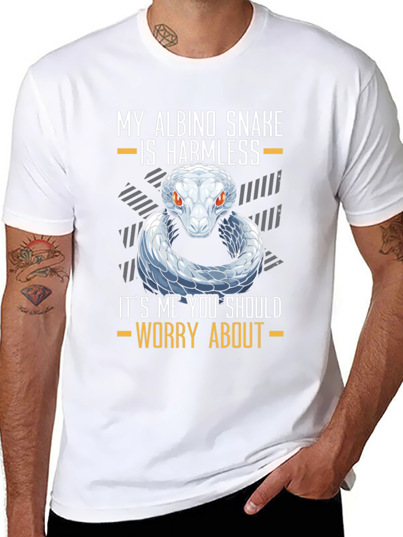 My Albino Snake is Harmless T-Shirt