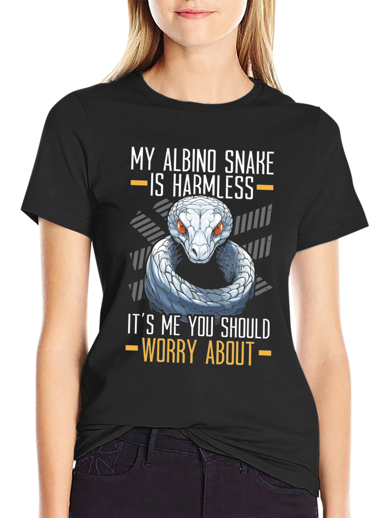 My Albino Snake is Harmless T-Shirt